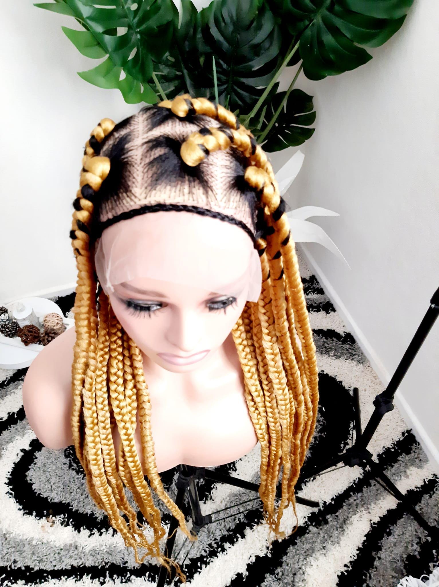 Geflochtene Perücke, Perruque Tressée, Braided Wig Geflochtene Perücke, Perruque Tressée, Braided Wig von Etsy - Laluxueuse