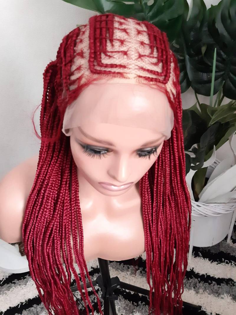 Geflochtene Perücke, Perruque Tressée, Braided Wig von Etsy - Laluxueuse