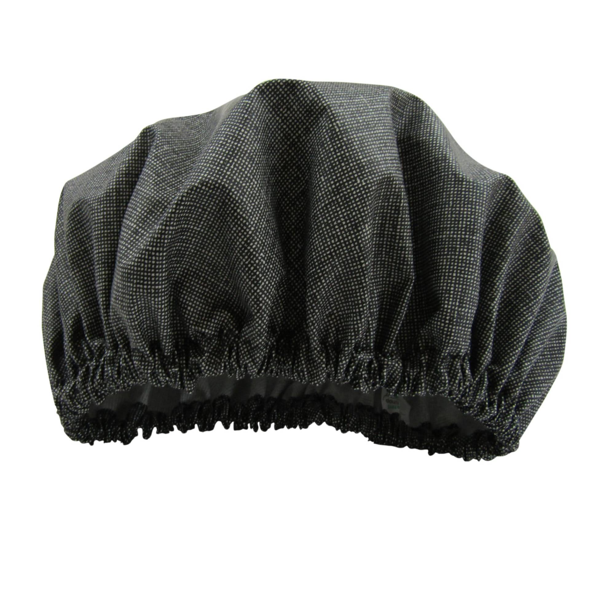Duschhaube Schwarz Erwachsenengröße Waschbar Aus Laminierter Baumwolle von Etsy - LaminatedCottonShop