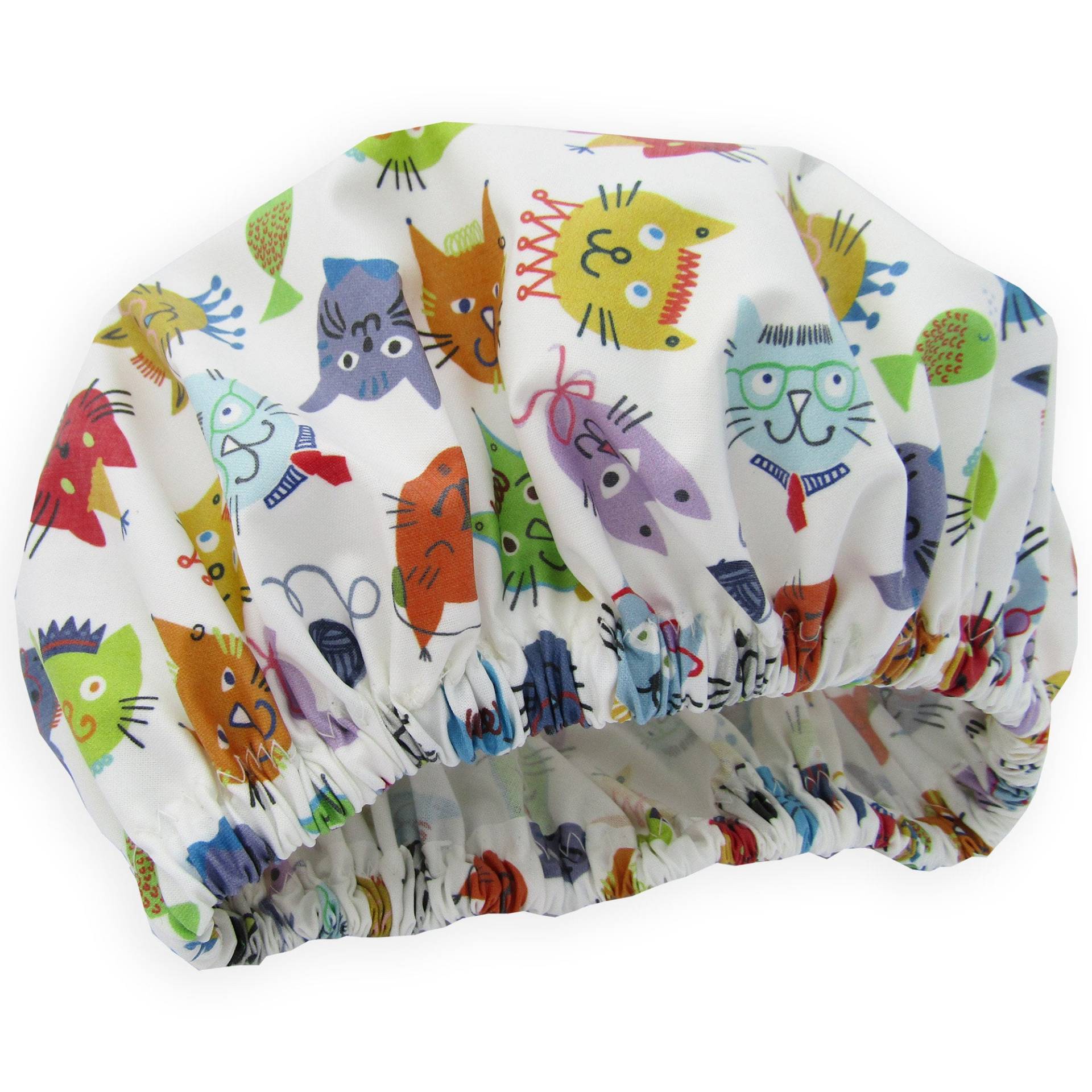 Duschhaube Wasserdicht Waschbar Katzen von Etsy - LaminatedCottonShop
