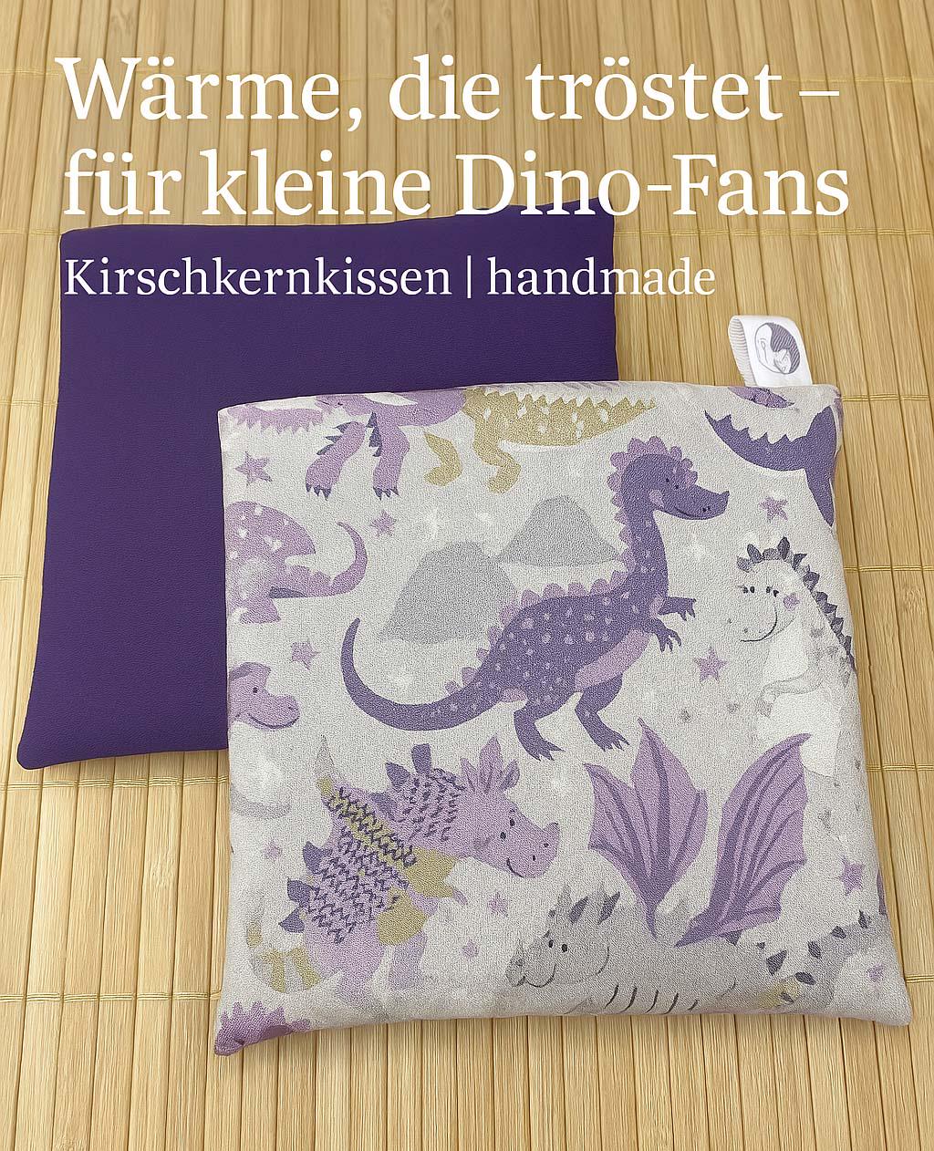 Landhuis Handmade - Dino Kirschkernkissen Klein, Aber Stark von Etsy - LandhuisDe