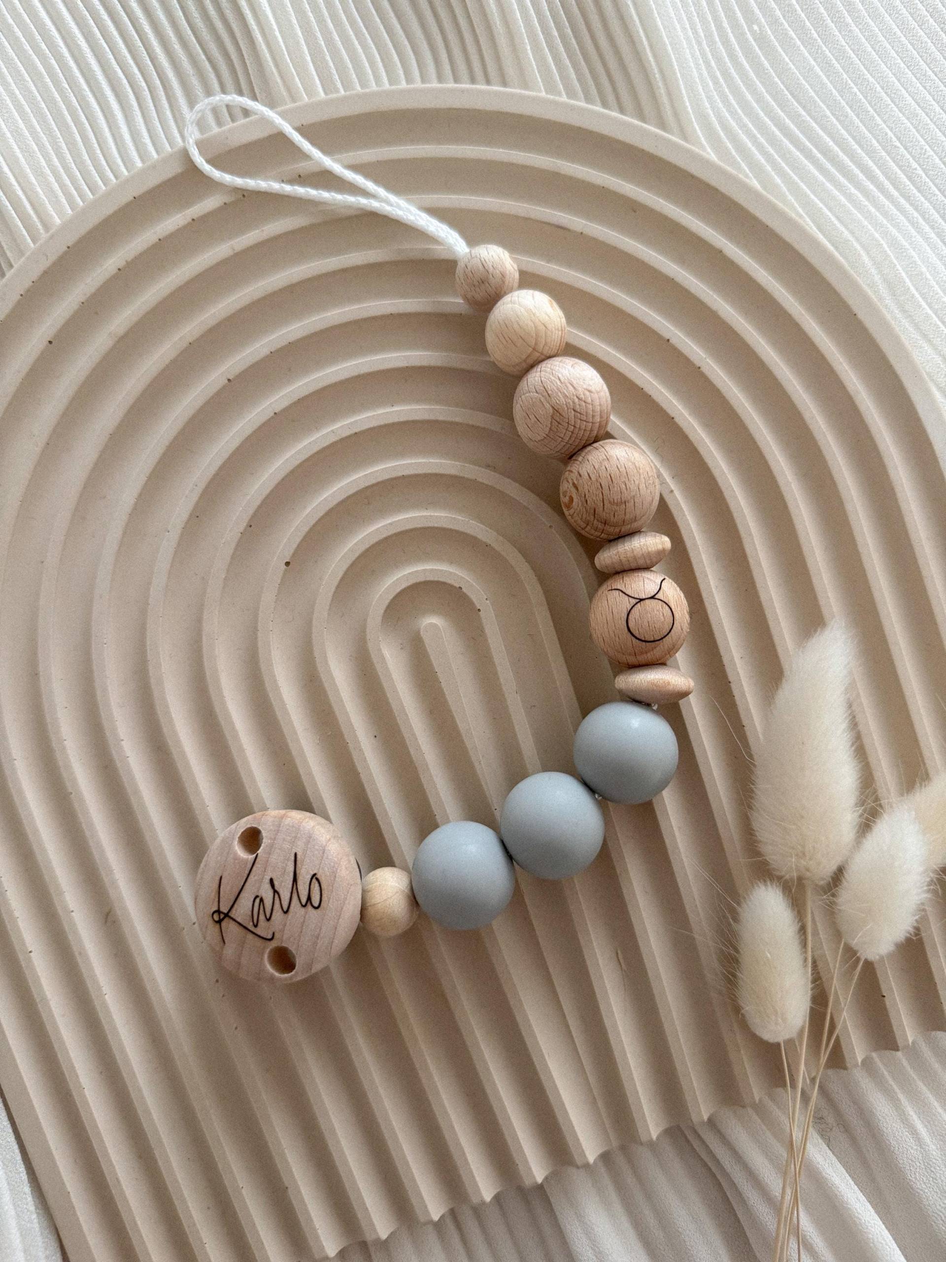 Schnullerkette „sternzeichen" | Personalisiert Mit Name von Etsy - Laniwoodlove