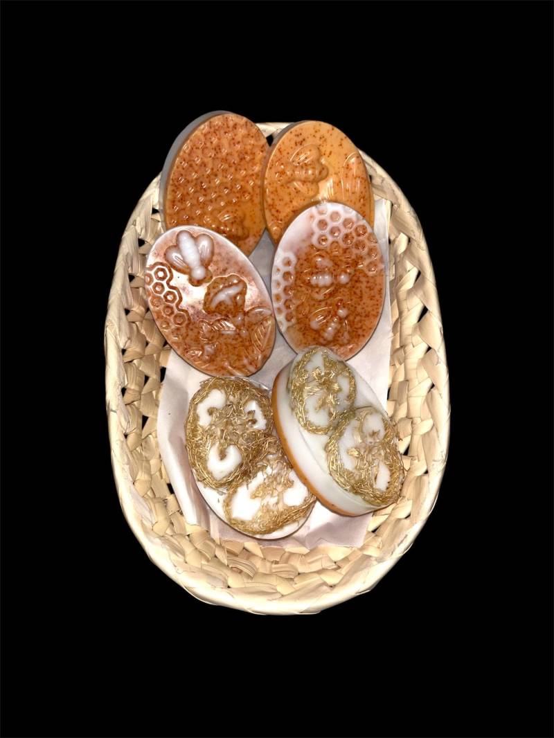 Golden Glow Honig Luffa Seife von Etsy - LankaluxeCo