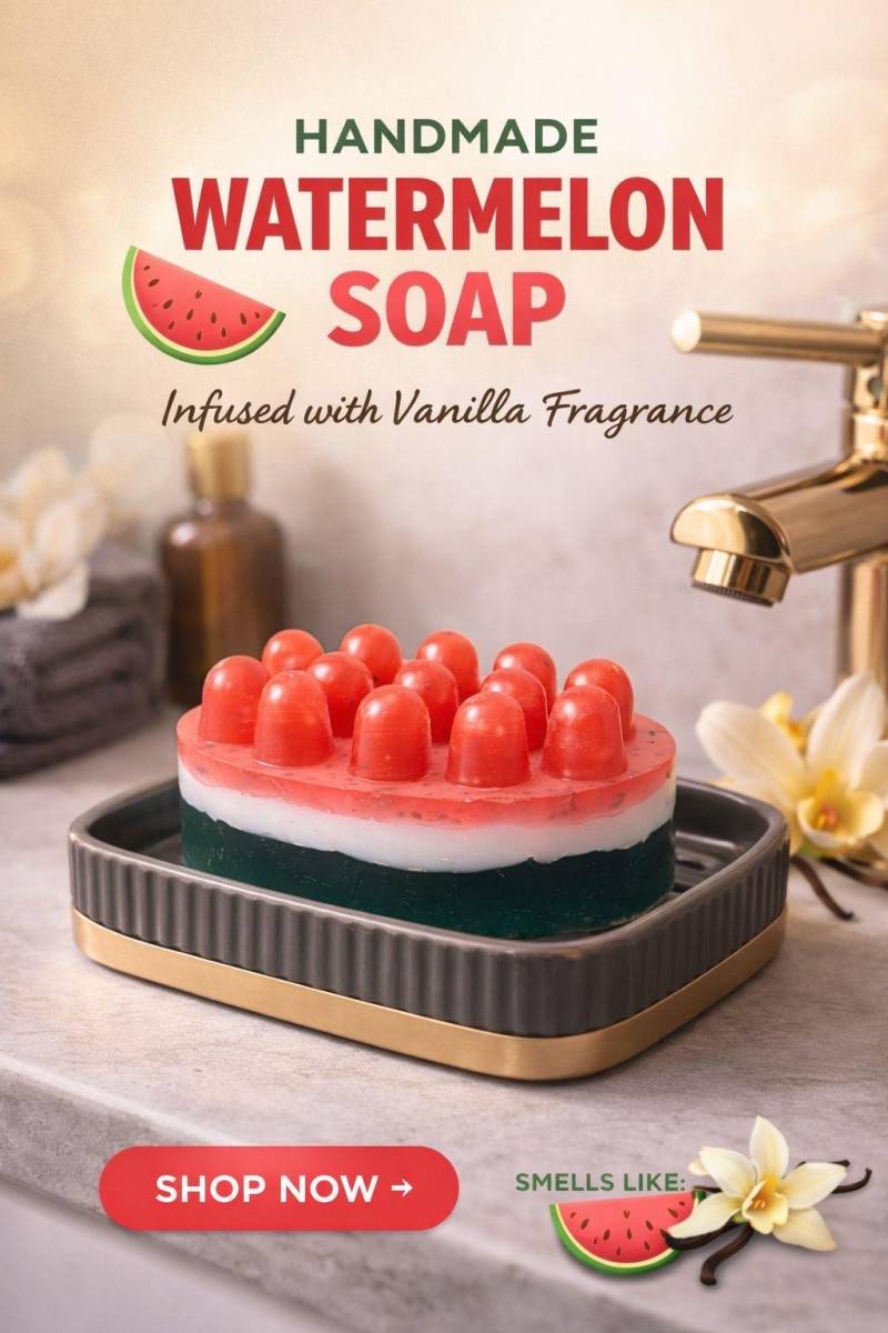 Vanille Melone Seifenstück von Etsy - LankaluxeCo