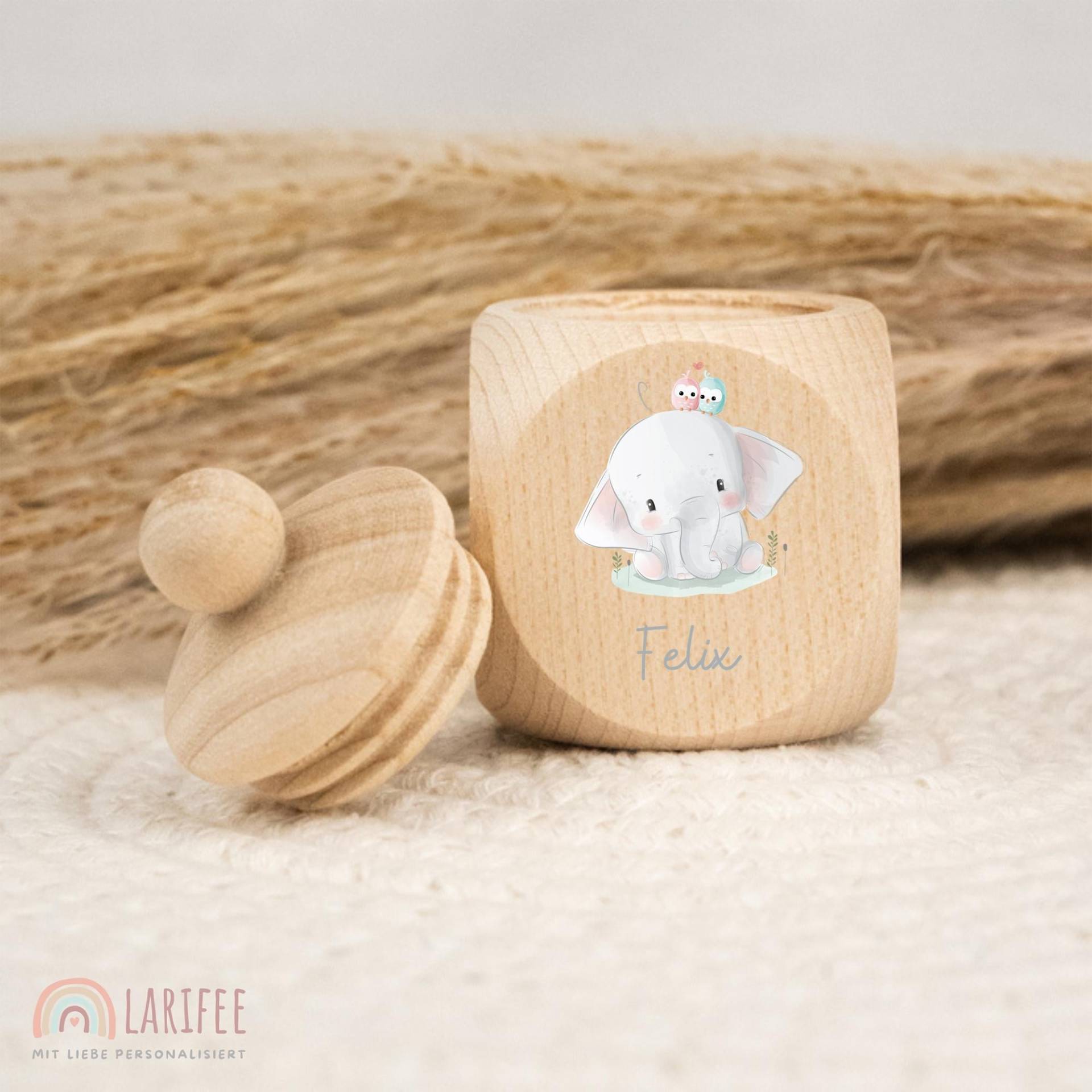 Zahndose Personalisiert Elefant, Milchzahndose Mit Name, Aus Holz, Dose Milchzähne, Schraubverschluss, Zahnfee, Uv-Druck Zahndose Personalisiert Elefant, Milchzahndose Mit Name, Aus Holz, Dose Milchzähne, Schraubverschluss, Zahnfee, Uv-Druck von Etsy - Larifee