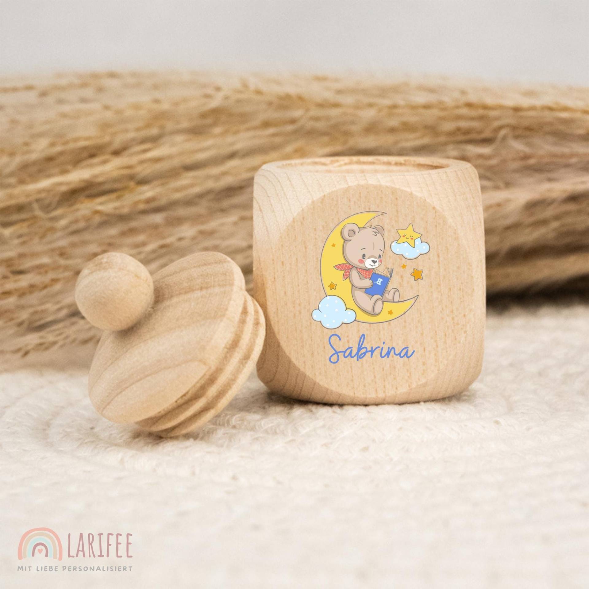 Zahndose Personalisiert Mit Bär, Milchzahndose Name, Aus Holz, Dose Milchzähne, Schraubverschluss, Zahnfee, Uv-Druck Zahndose Personalisiert Mit Bär, Milchzahndose Name, Aus Holz, Dose Milchzähne, Schraubverschluss, Zahnfee, Uv-Druck von Etsy - Larifee