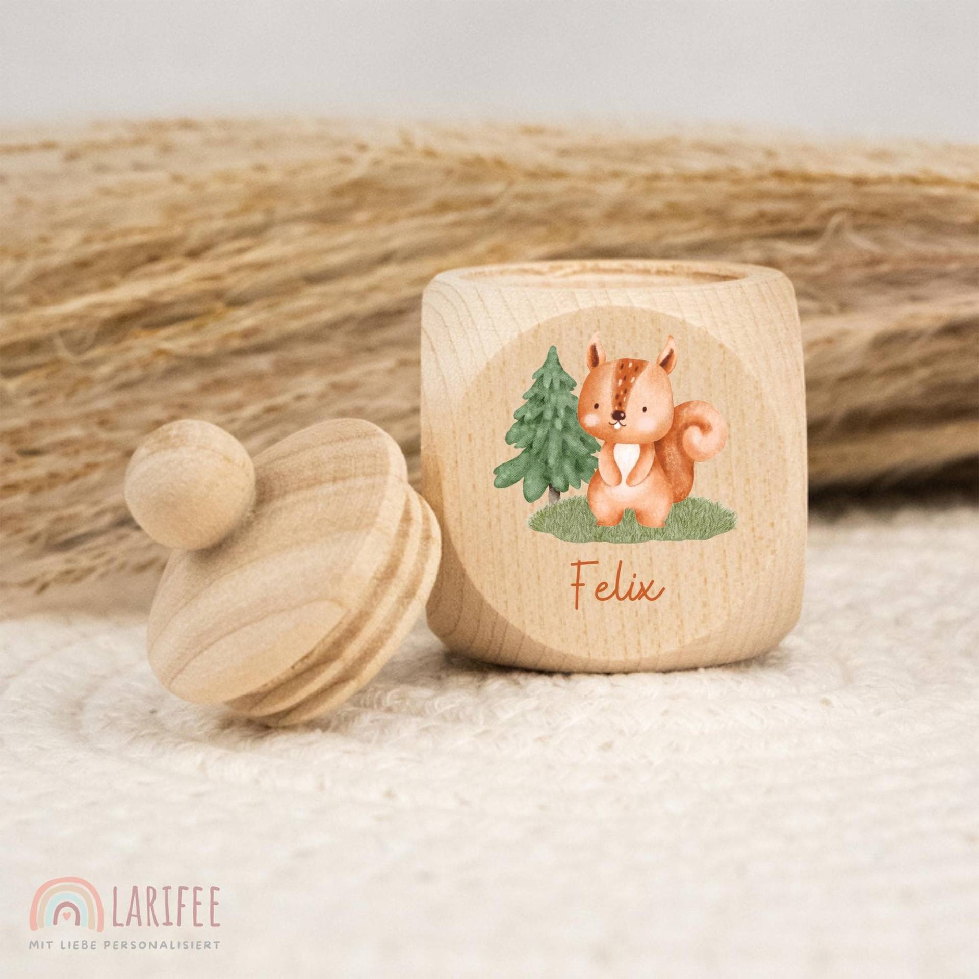 Zahndose Personalisiert Mit Eichhörnchen, Milchzahndose Name, Aus Holz, Dose Milchzähne, Schraubverschluss, Uv-Druck Zahndose Personalisiert Mit Eichhörnchen, Milchzahndose Name, Aus Holz, Dose Milchzähne, Schraubverschluss, Uv-Druck von Etsy - Larifee