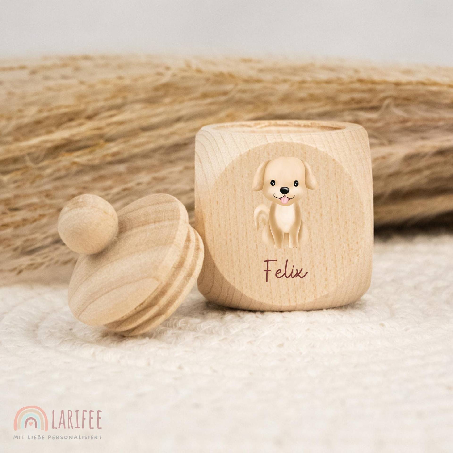Zahndose Personalisiert Mit Hund, Milchzahndose Name, Aus Holz, Dose Milchzähne, Schraubverschluss, Zahnfee, Uv-Druck Zahndose Personalisiert Mit Hund, Milchzahndose Name, Aus Holz, Dose Milchzähne, Schraubverschluss, Zahnfee, Uv-Druck von Etsy - Larifee