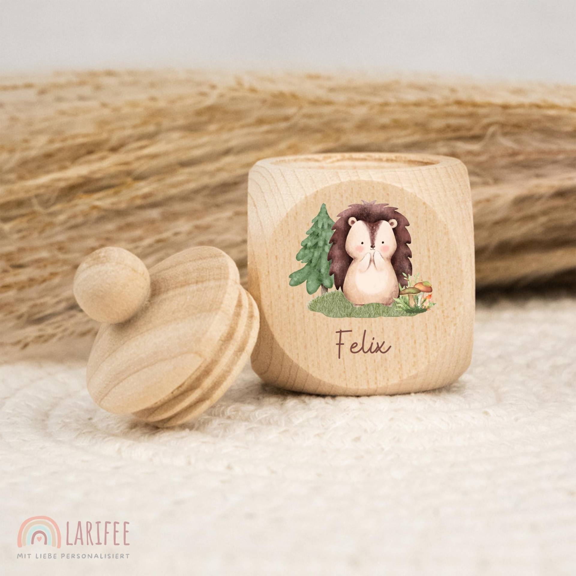 Zahndose Personalisiert Mit Igel, Milchzahndose Name, Aus Holz, Dose Milchzähne, Schraubverschluss, Zahnfee, Uv-Druck Zahndose Personalisiert Mit Igel, Milchzahndose Name, Aus Holz, Dose Milchzähne, Schraubverschluss, Zahnfee, Uv-Druck von Etsy - Larifee