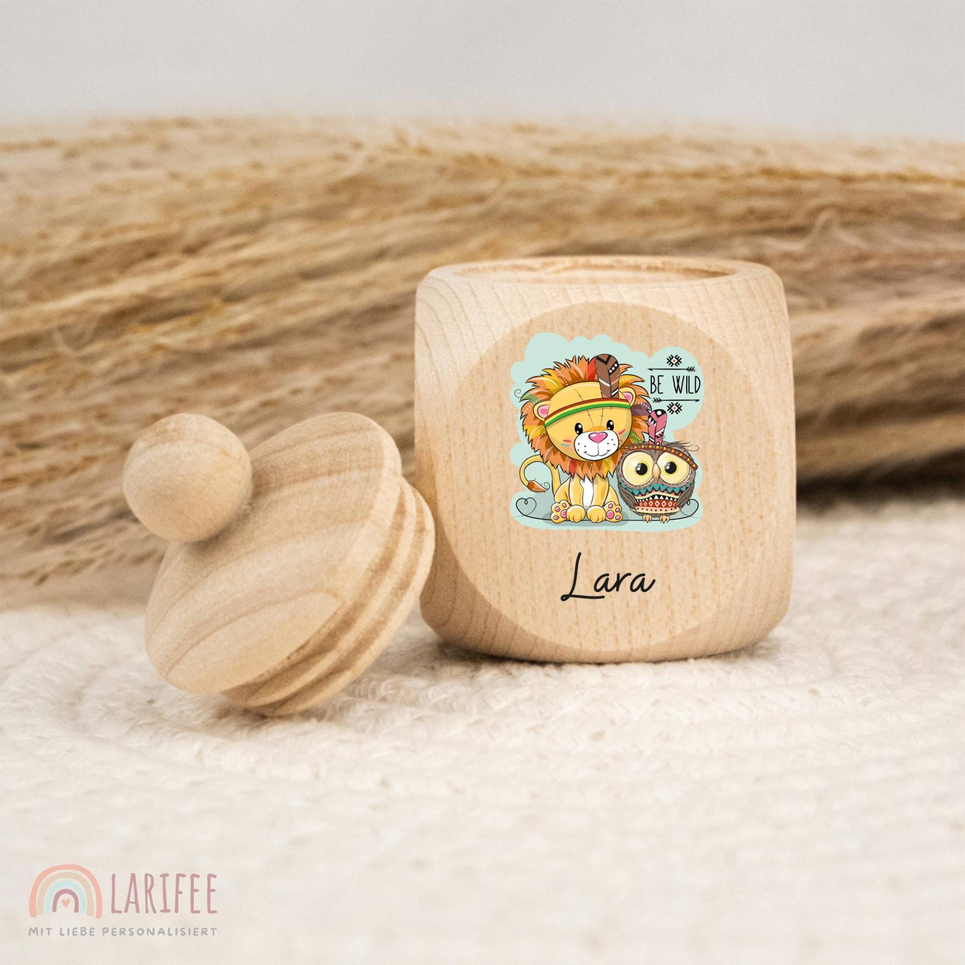 Zahndose Personalisiert Mit Löwe & Eule, Milchzahndose Name, Aus Holz, Dose Milchzähne, Schraubverschluss, Uv-Druck Zahndose Personalisiert Mit Löwe & Eule, Milchzahndose Name, Aus Holz, Dose Milchzähne, Schraubverschluss, Uv-Druck von Etsy - Larifee