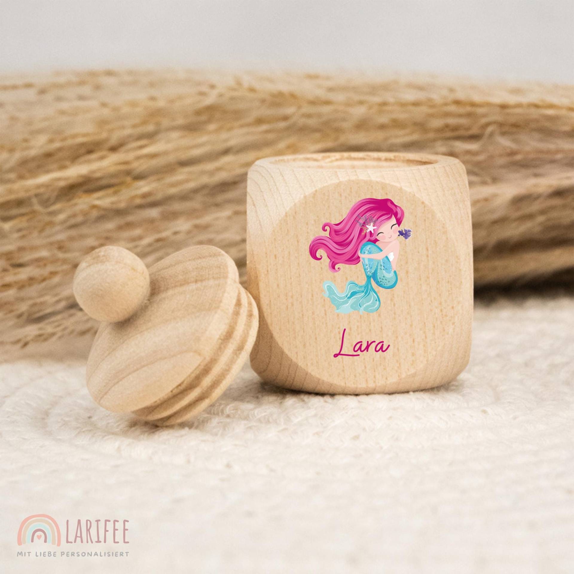 Zahndose Personalisiert Mit Meerjungfrau, Milchzahndose Name, Aus Holz, Dose Milchzähne, Schraubverschluss, Uv-Druck Zahndose Personalisiert Mit Meerjungfrau, Milchzahndose Name, Aus Holz, Dose Milchzähne, Schraubverschluss, Uv-Druck von Etsy - Larifee