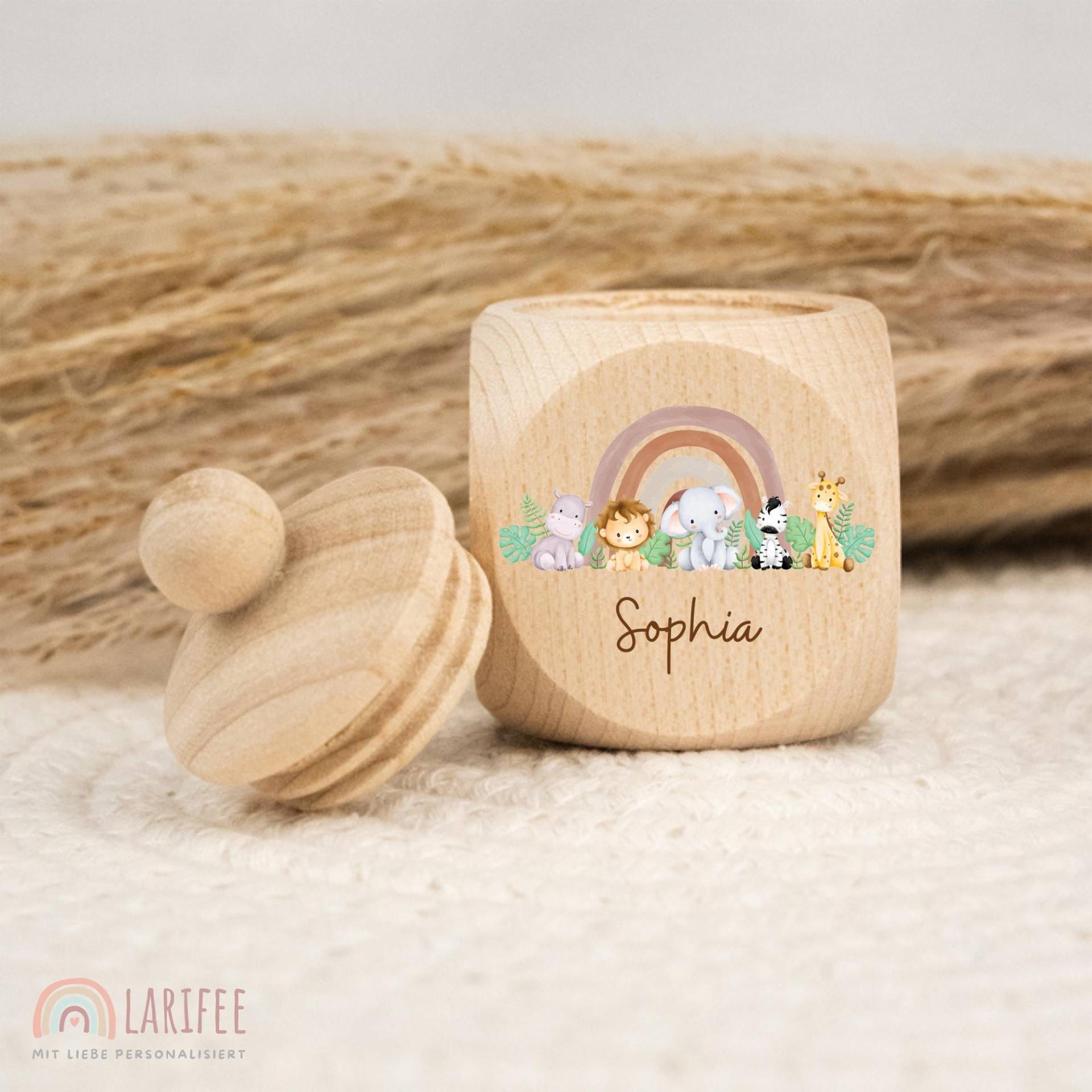 Zahndose Personalisiert Mit Safari-Tiere, Milchzahndose Name, Aus Holz, Dose Milchzähne, Schraubverschluss, Uv-Druck Zahndose Personalisiert Mit Safari-Tiere, Milchzahndose Name, Aus Holz, Dose Milchzähne, Schraubverschluss, Uv-Druck von Etsy - Larifee