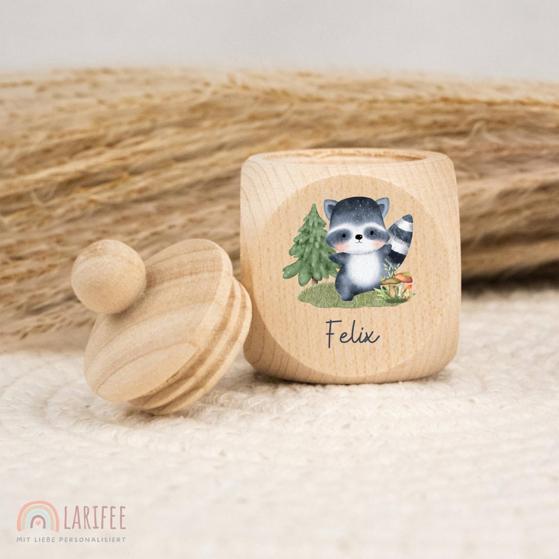 Zahndose Personalisiert Waschbär, Milchzahndose Mit Name, Aus Holz, Dose Milchzähne, Schraubverschluss, Zahnfee, Uv-Druck Zahndose Personalisiert Waschbär, Milchzahndose Mit Name, Aus Holz, Dose Milchzähne, Schraubverschluss, Zahnfee, Uv-Druck von Etsy - Larifee