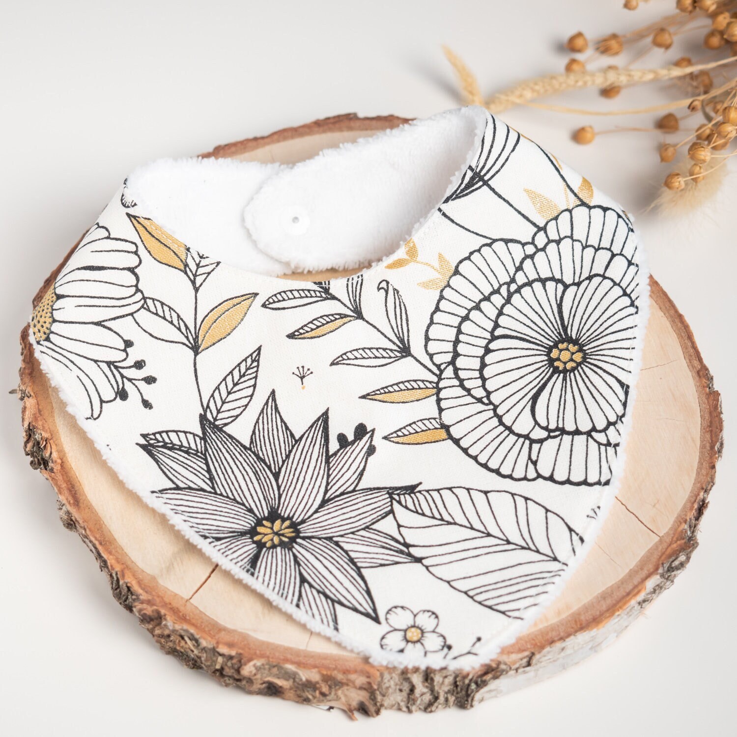 April Babylätzchen Aus Bio-stoff 0/9 Monate von Etsy - LatelierDeJuly