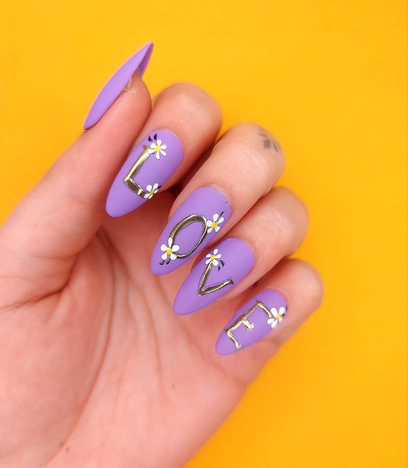 Wiederverwendbare Individuelle Kunstnägel | Press On Nails, 10Er-Set, Osterkollektion 2022 von Etsy - LauraFeeDesOngles