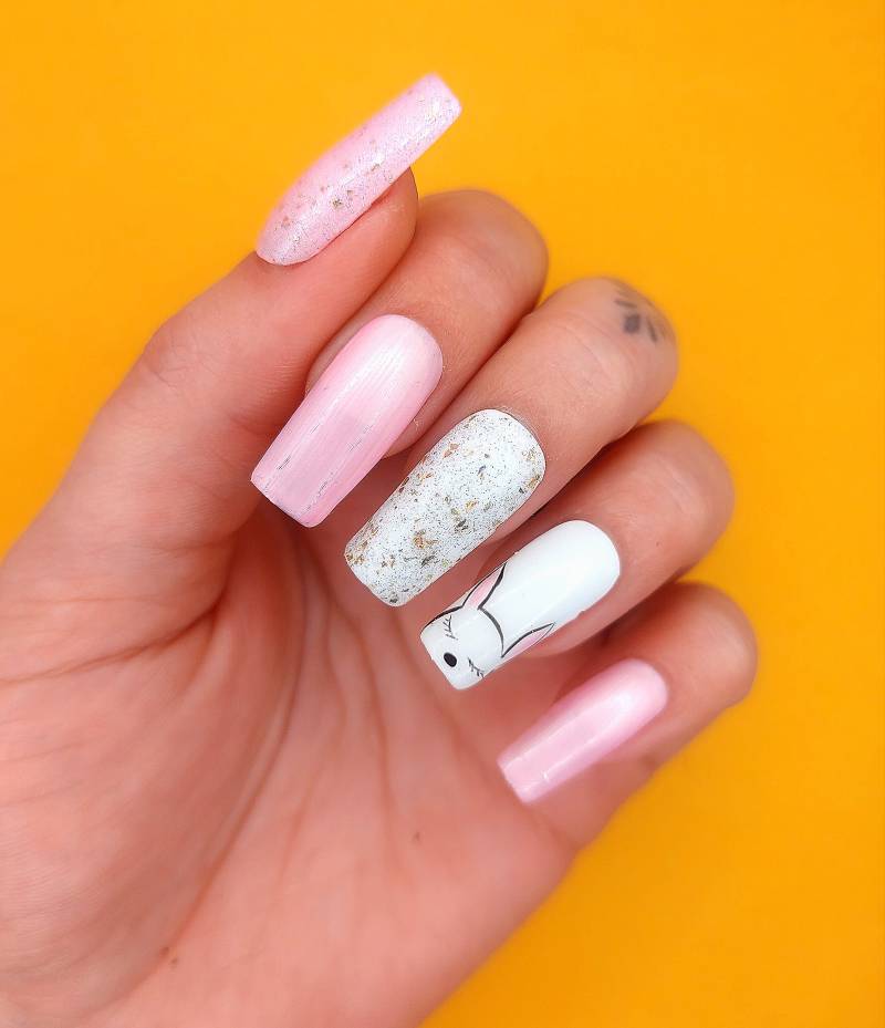 Wiederverwendbare Individuelle Kunstnägel | Press On Nails, 10Er-Set, Osterkollektion 2022 von Etsy - LauraFeeDesOngles