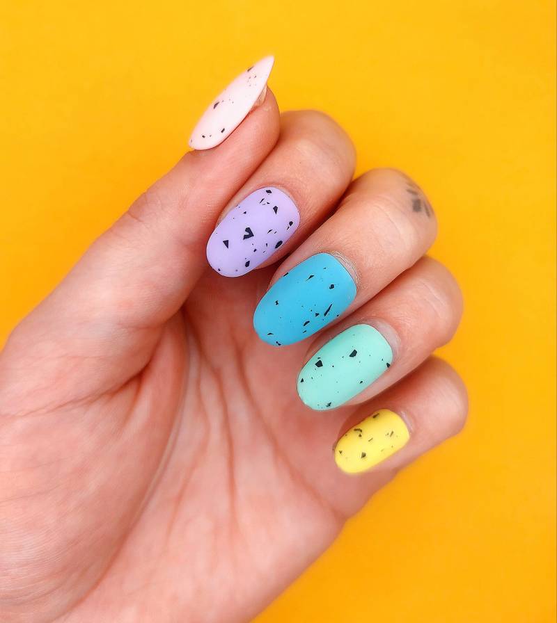 Wiederverwendbare Individuelle Kunstnägel | Press On Nails, 10Er-Set, Osterkollektion 2022 von Etsy - LauraFeeDesOngles