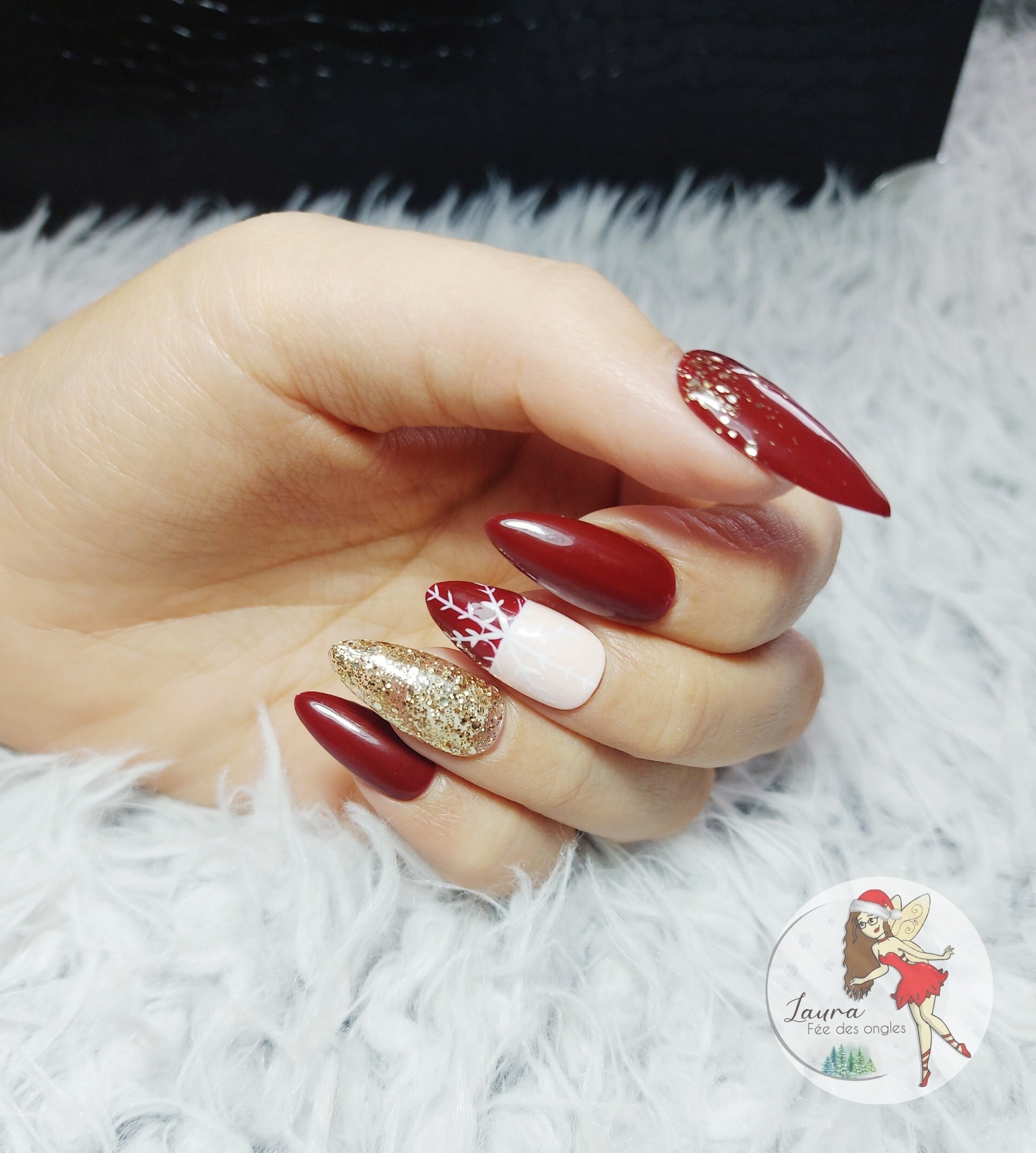 Wiederverwendbare Individuelle Kunstnägel | Press On Nails, 10Er-Set, Weihnachtskollektion 2021 Wiederverwendbare Individuelle Kunstnägel | Press On Nails, 10Er-Set, Weihnachtskollektion 2021 von Etsy - LauraFeeDesOngles