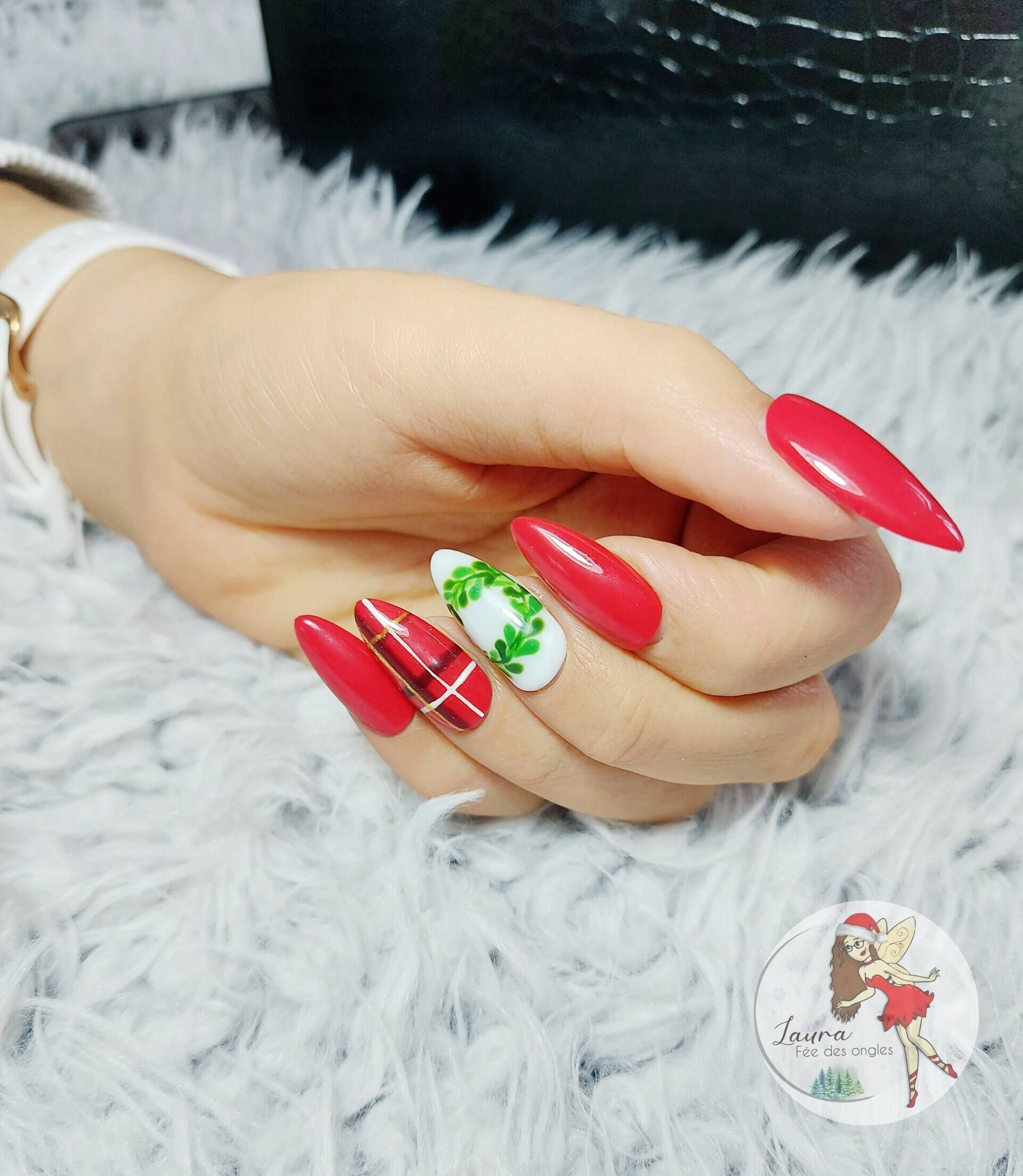 Wiederverwendbare Individuelle Kunstnägel | Press On Nails, 10Er-Set, Weihnachtskollektion 2021 Wiederverwendbare Individuelle Kunstnägel | Press On Nails, 10Er-Set, Weihnachtskollektion 2021 von Etsy - LauraFeeDesOngles