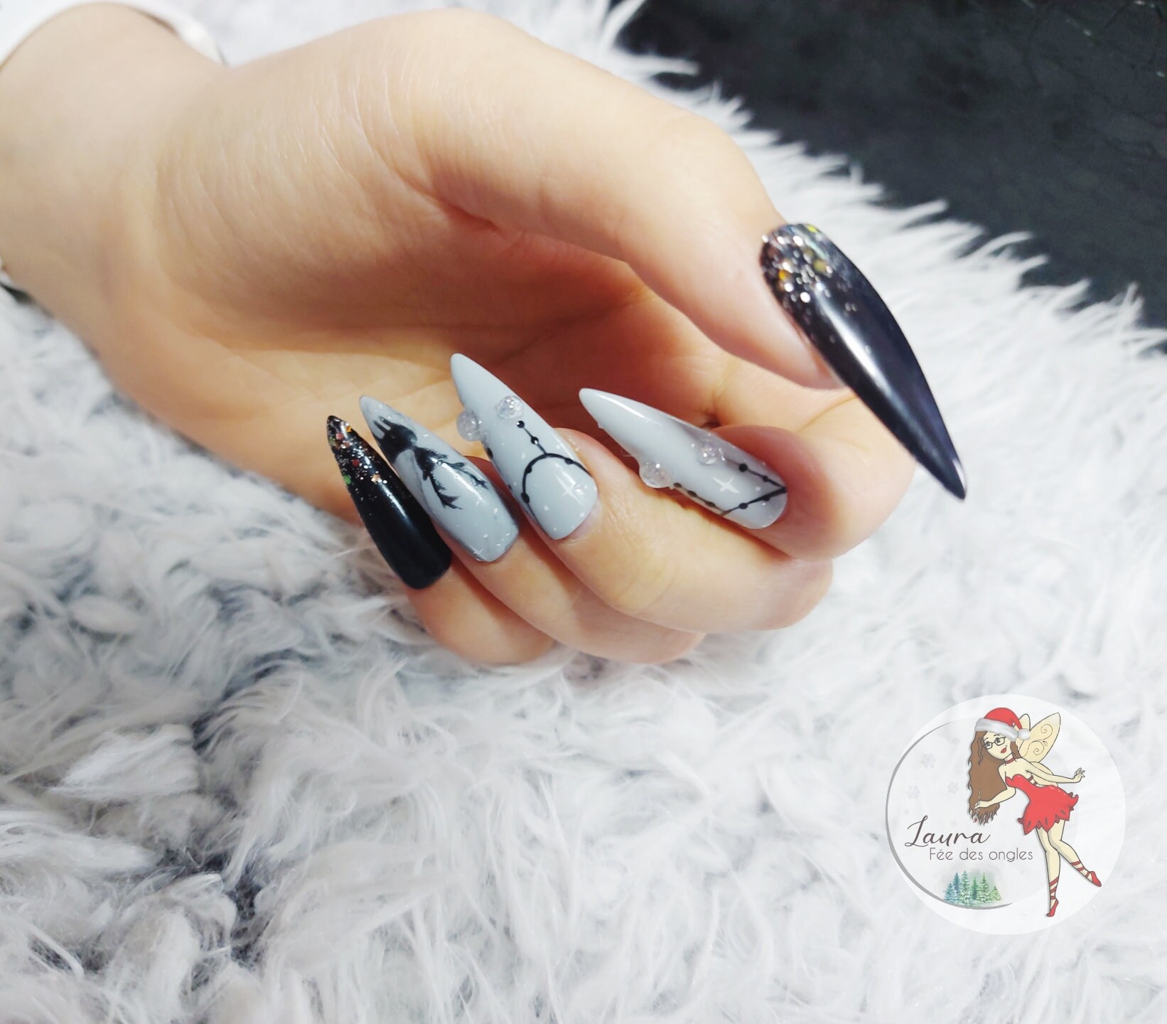 Wiederverwendbare Individuelle Kunstnägel | Press On Nails, 10Er-Set, Weihnachtskollektion 2021 Wiederverwendbare Individuelle Kunstnägel | Press On Nails, 10Er-Set, Weihnachtskollektion 2021 von Etsy - LauraFeeDesOngles