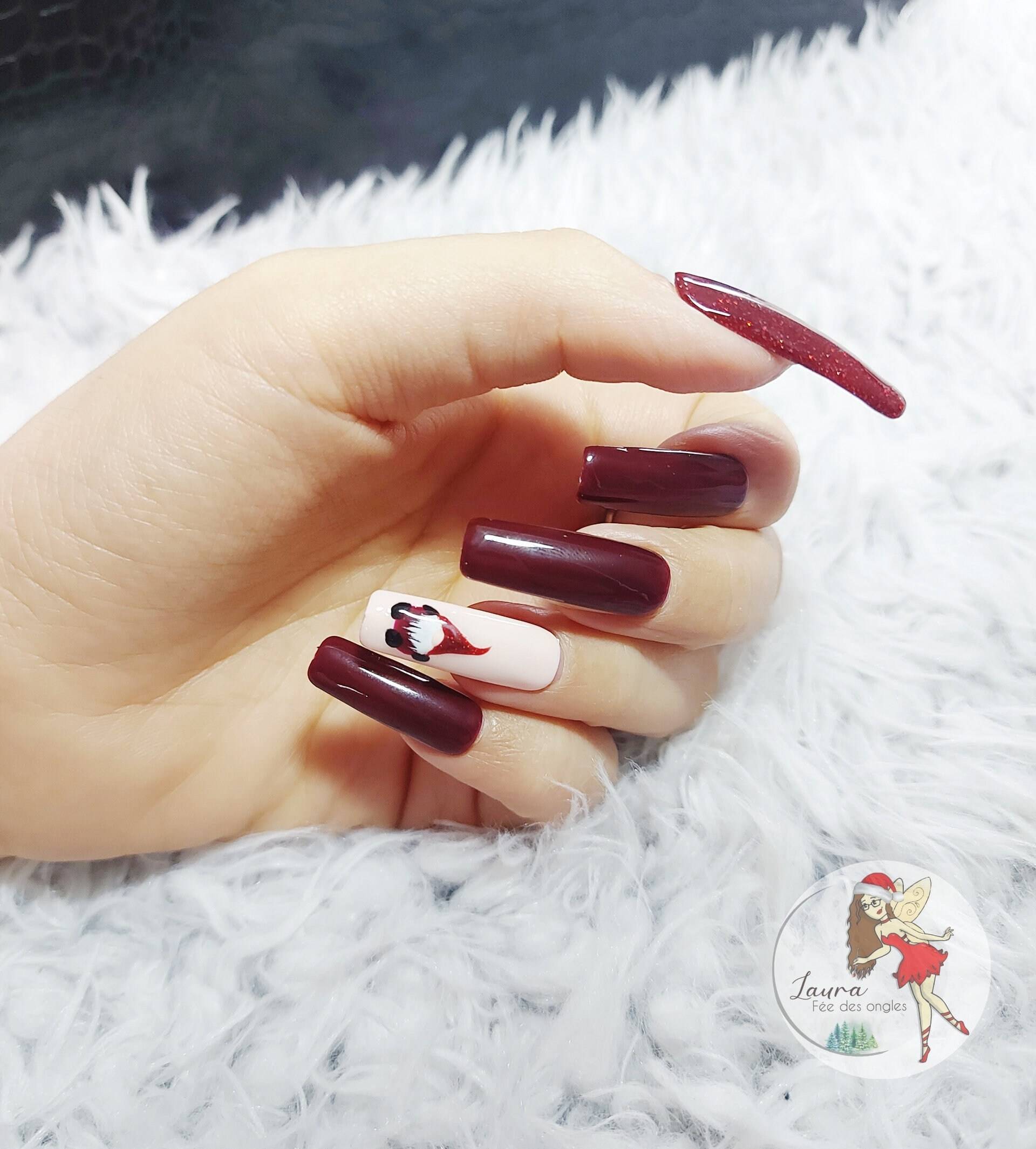 Wiederverwendbare Individuelle Kunstnägel | Press On Nails, 10Er-Set, Weihnachtskollektion 2021 Wiederverwendbare Individuelle Kunstnägel | Press On Nails, 10Er-Set, Weihnachtskollektion 2021 von Etsy - LauraFeeDesOngles