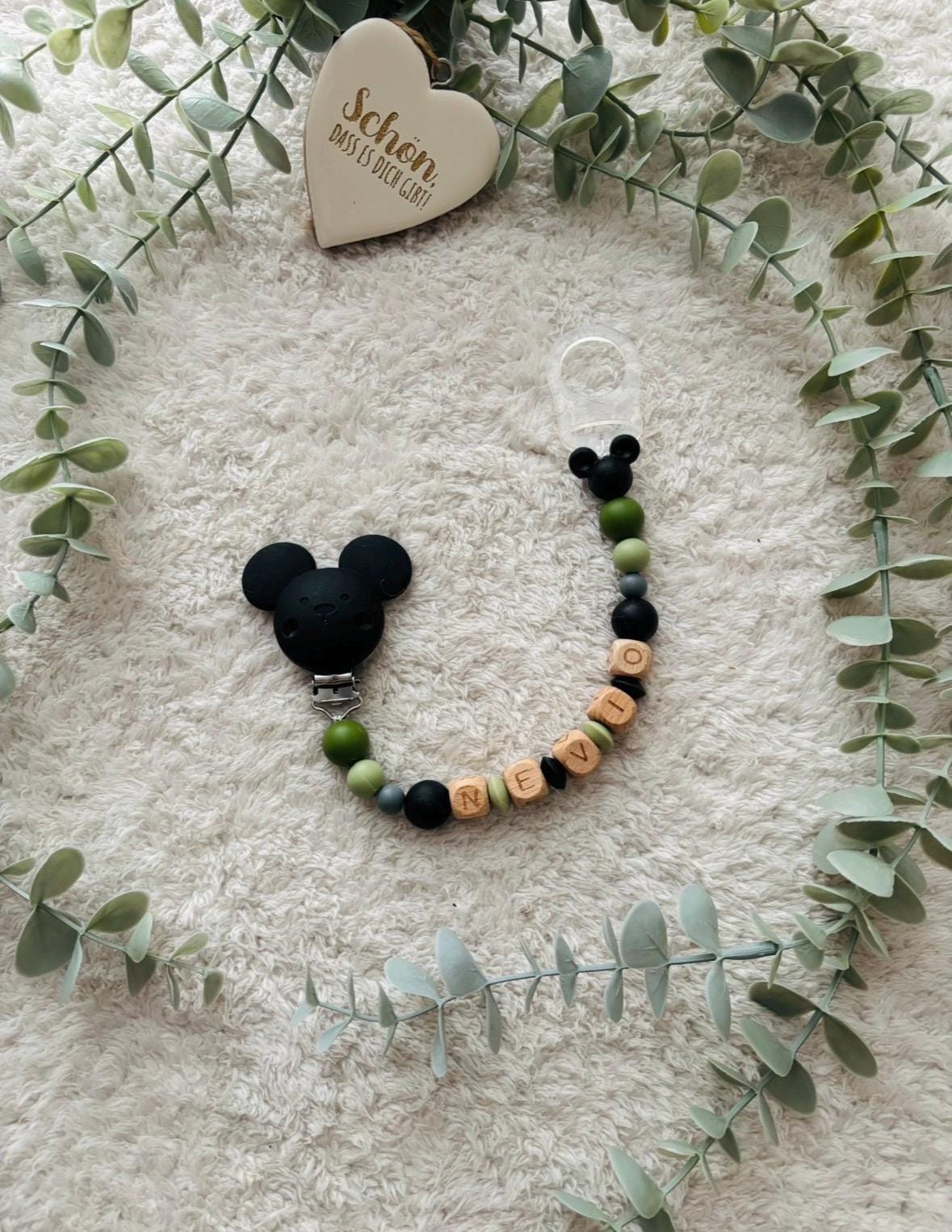 Schnuller/ Kinderwagenkette Maus von Etsy - LaurasBabyzauber