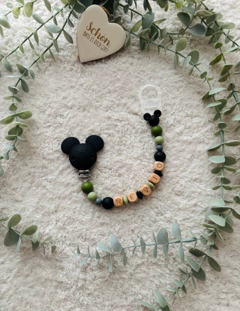 Schnuller/ Kinderwagenkette Maus von Etsy - LaurasBabyzauber