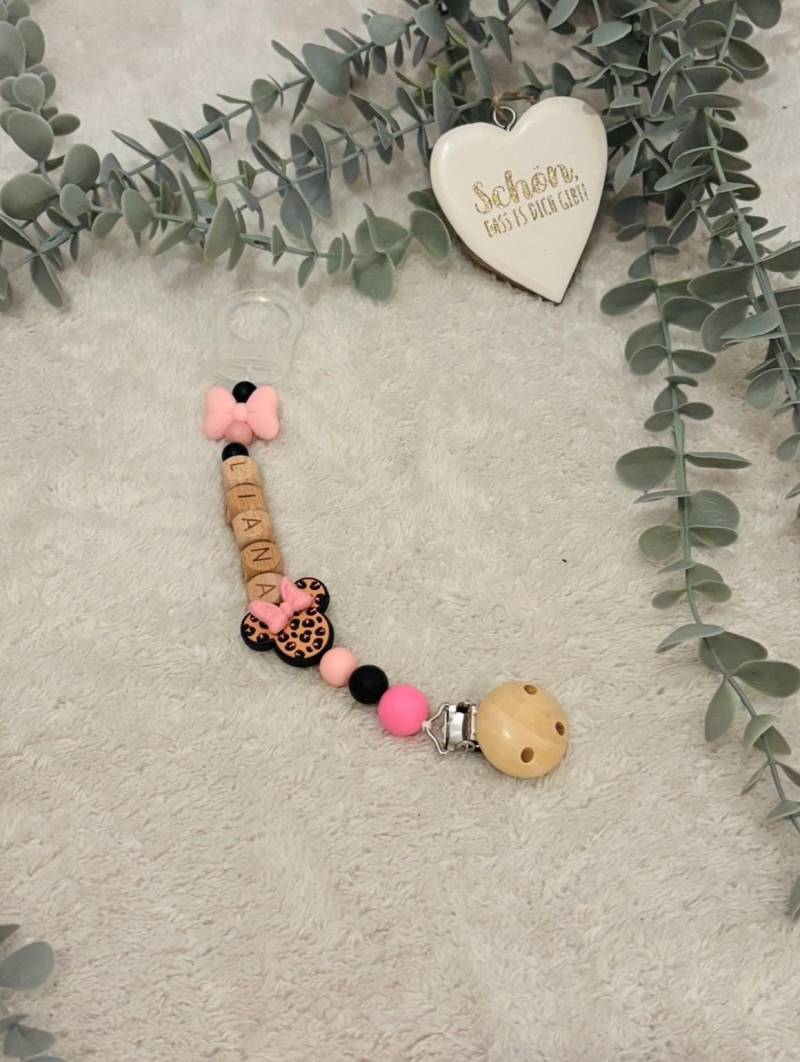 Schnullerkette - Maus Schnullerkette - Maus von Etsy - LaurasBabyzauber