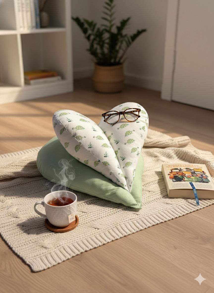 Leseherz Nackenkissen Entspannung von Etsy - LaurisKinderweltShop