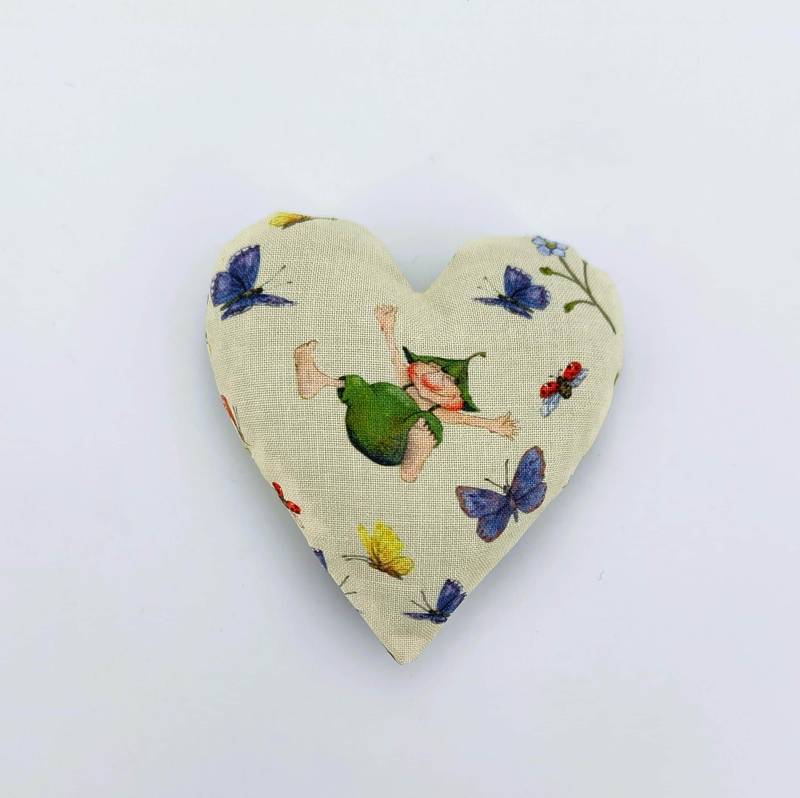 Lavendelherz, Aus Baumwollstoff Genäht, Mit Lavendel Gefüllt Lavendelherz, Aus Baumwollstoff Genäht, Mit Lavendel Gefüllt von Etsy - LauterNetteSaechala