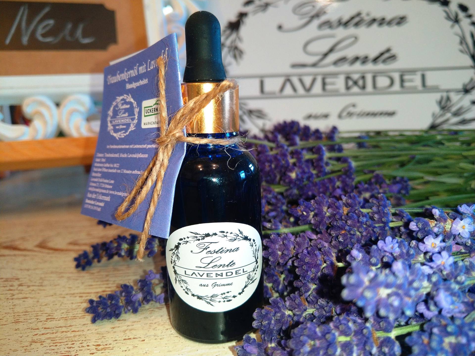 Traubenkernöl Mit Lavendel 30Ml von Etsy - LavendelVonUckermark