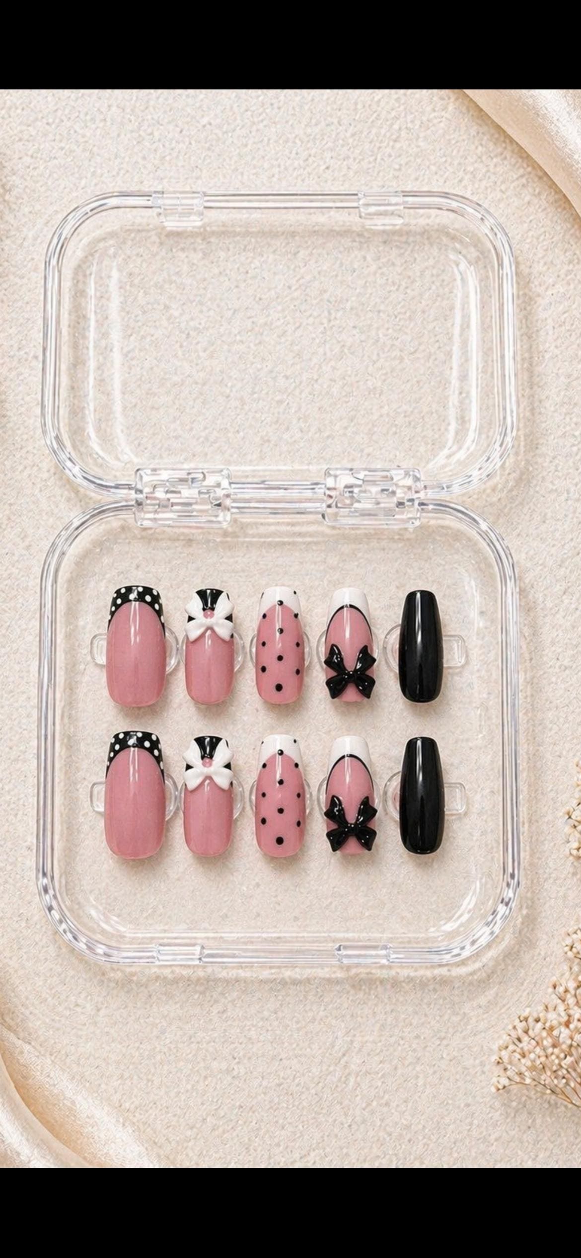 Bow Chic Set Bow Chic Set von Etsy - LeaNailsShop