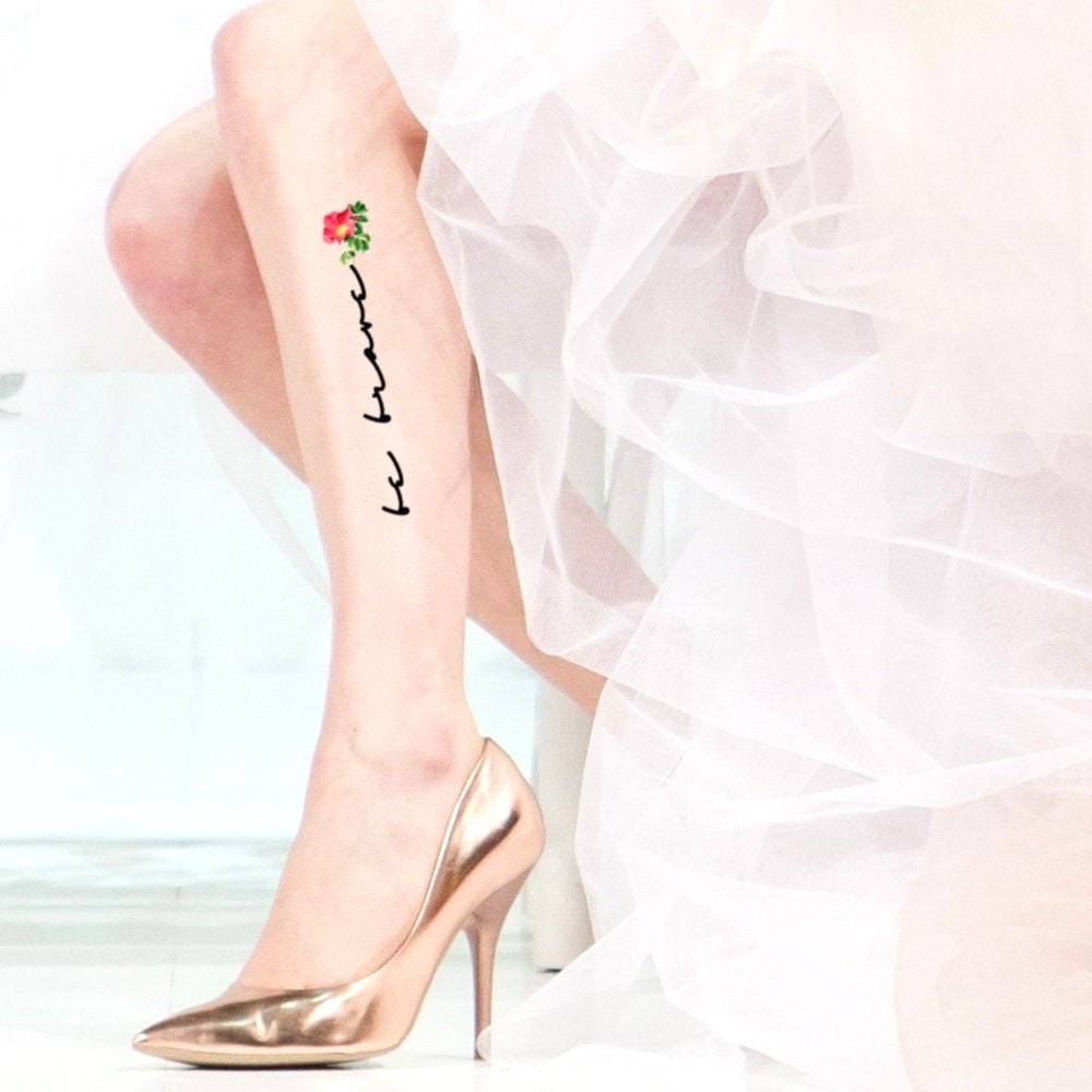 Be Brave Set Von 2 Tatuaggi Temporanei/Simbolo Dell'amore Tormentato Regalo Für Amanti Natura, Illustrazioni Botaniche Vintage Be Brave Set Von 2 Tatuaggi Temporanei/Simbolo Dell'amore Tormentato Regalo Für Amanti Natura, Illustrazioni Botaniche Vintage von Etsy - Leccio51