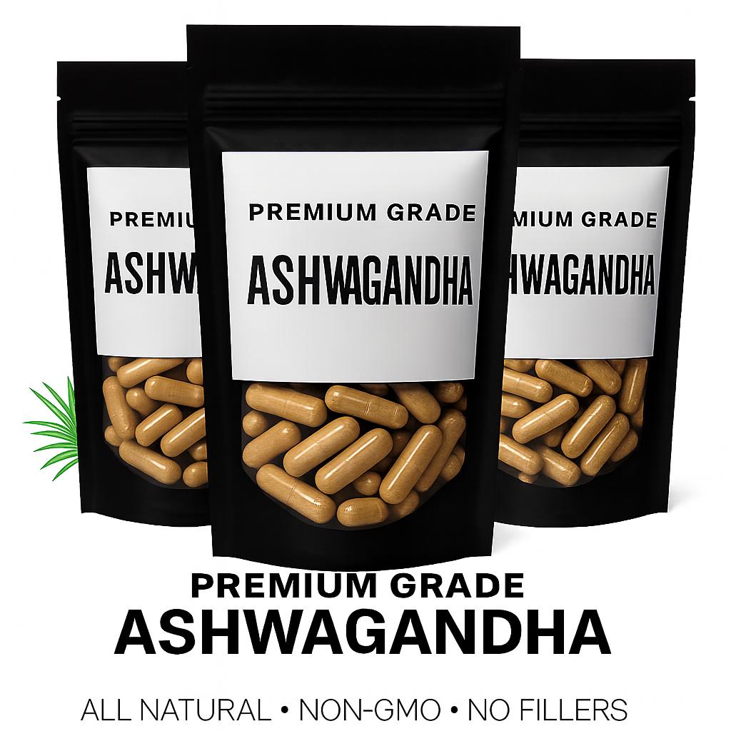Ashwagandha Root Extract 240 Capsules - High Strength Withanolides 7% | With Piperine Vegan Non-Gmo Herbal Supplement von Etsy - Lederstoff
