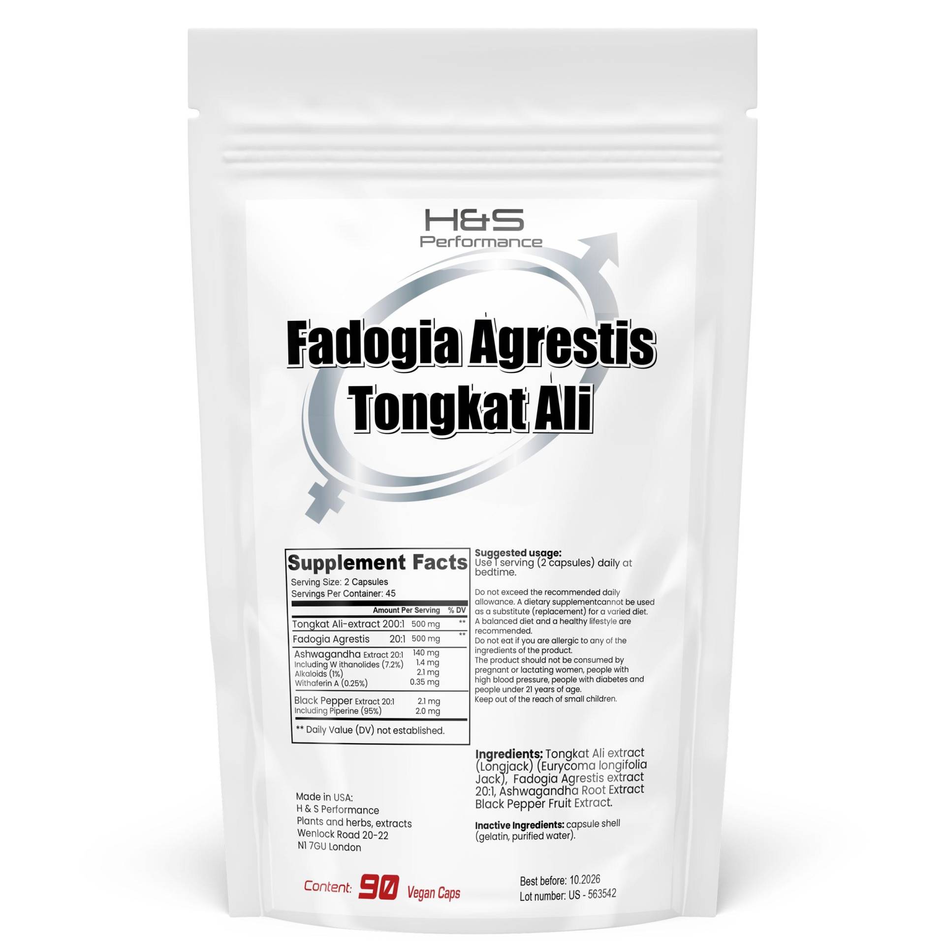 Tongkat Ali + Fadogia Agrestis Ashwagandha Complex - 90 Vegan Capsules | 45 Servings Tongkat Ali + Fadogia Agrestis Ashwagandha Complex - 90 Vegan Capsules | 45 Servings von Etsy - Lederstoff
