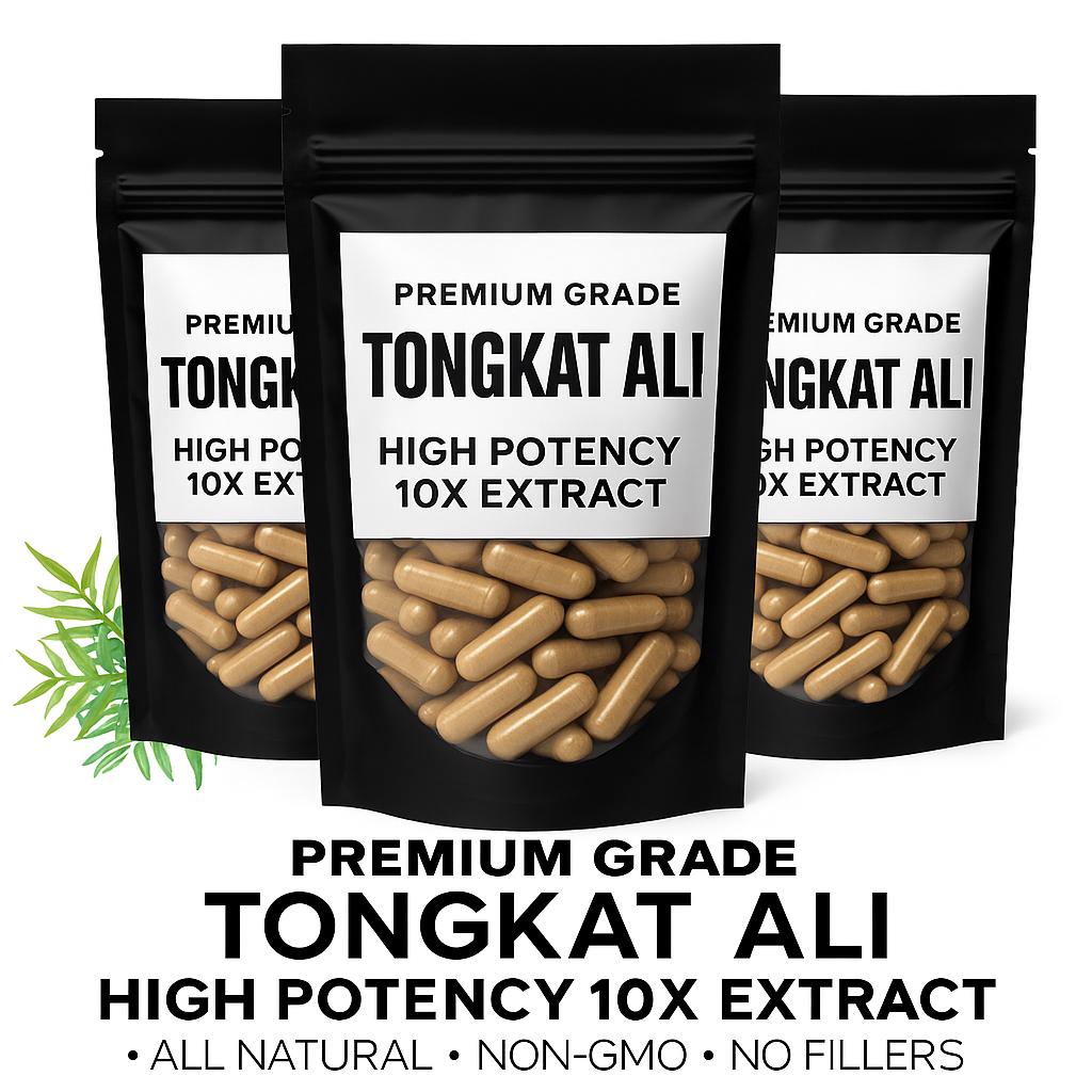 Tongkat Ali Extract Capsules 1500Mg High Potency Non-Gmo Fresh Herbal Supplement By H&s Performance von Etsy - Lederstoff