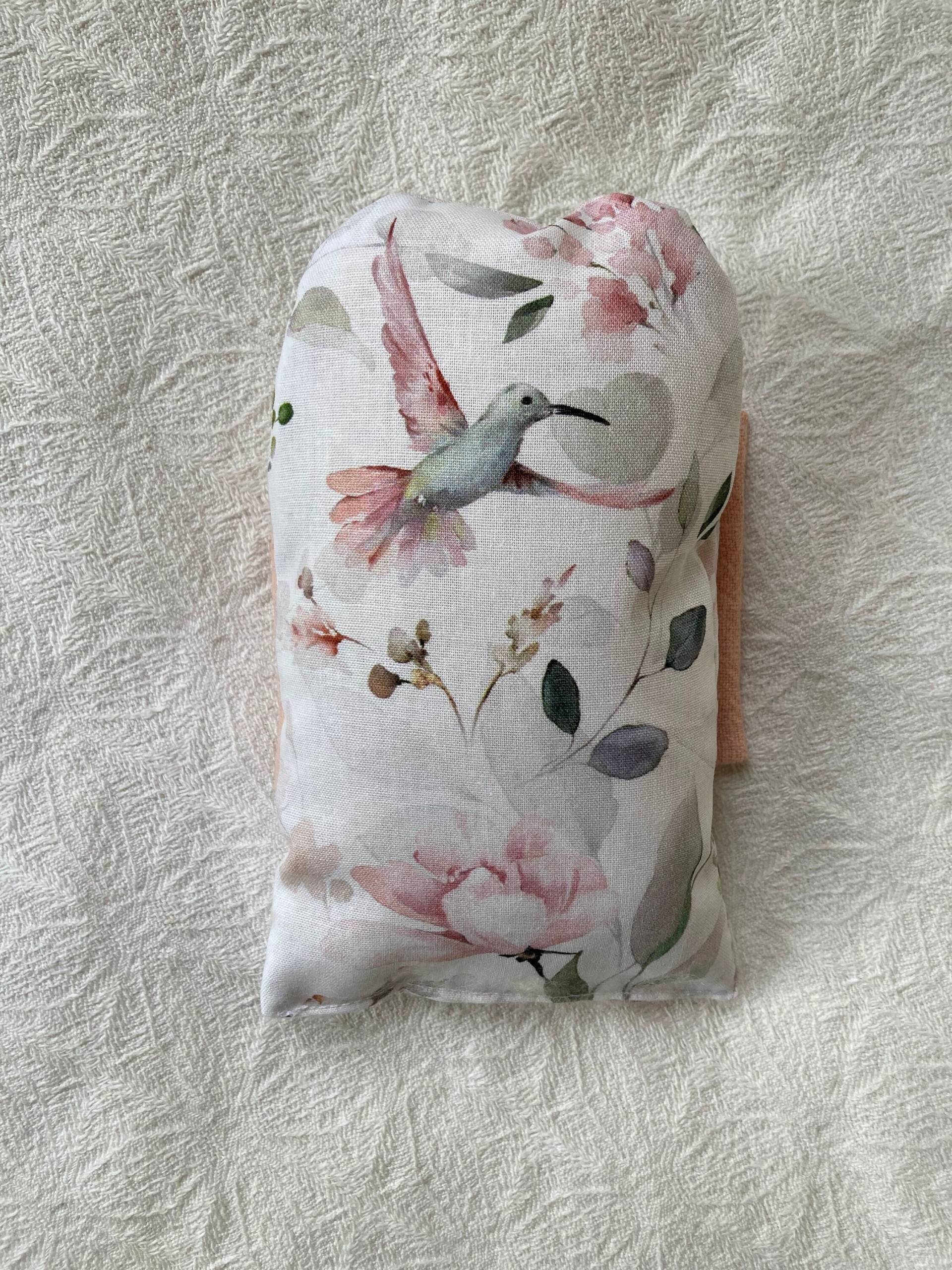 Autogurt-/Portkissen, Leinen+, Naturfüllung, Kolibris, Chemotherapie, Gurtkissen, Geschenk Krebspatient, Blumenkissen, Hilfsmittel von Etsy - Leinenunikate