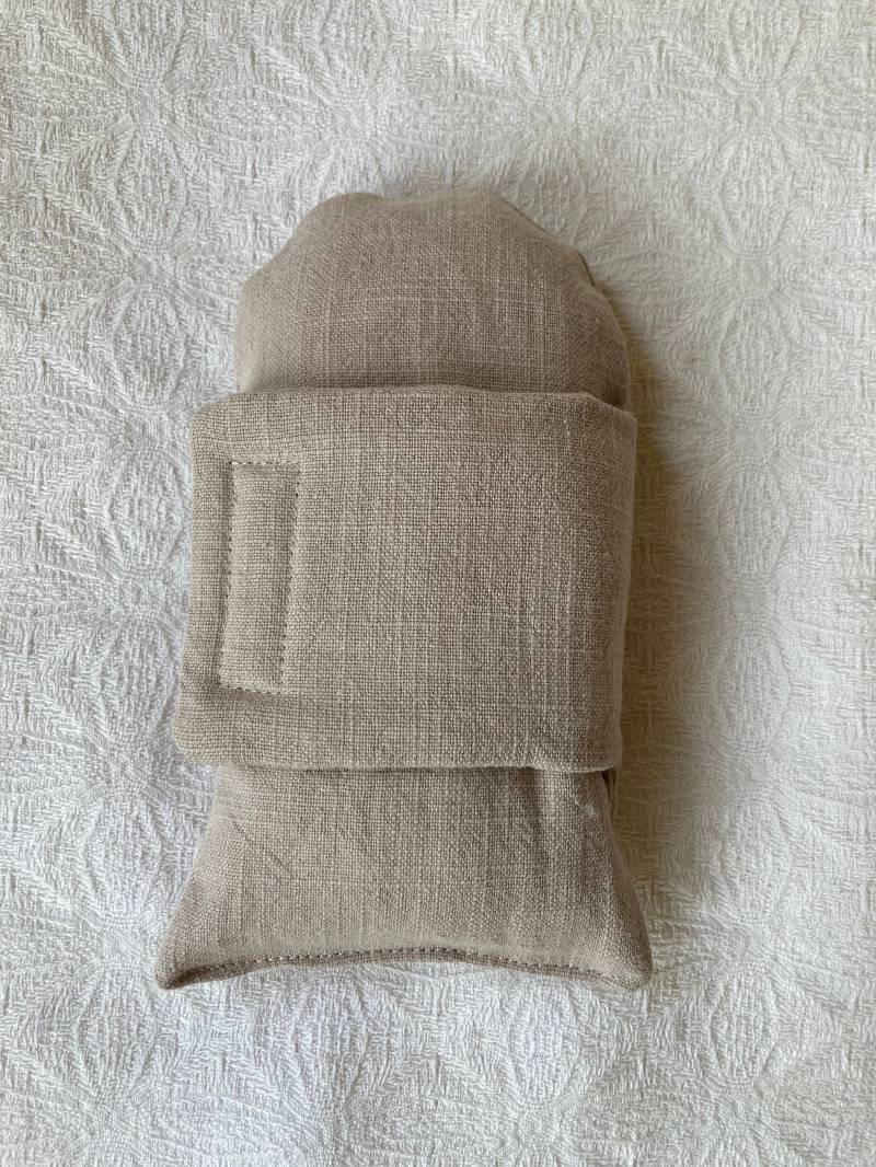 Autogurt-/Portkissen, Leinen, Naturfüllung, Geschenk, Chemotherapie, Gurtkissen, Geschenk Krebspatient, Hilfsmittel, Antiallergisch von Etsy - Leinenunikate