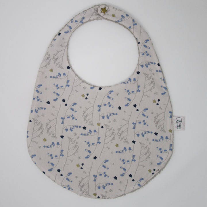 Baumwolle Und Tuch Lätzchen Schwamm Blau Modell Großblumig Baumwolle Und Tuch Lätzchen Schwamm Blau Modell Großblumig von Etsy - LelyeCreas