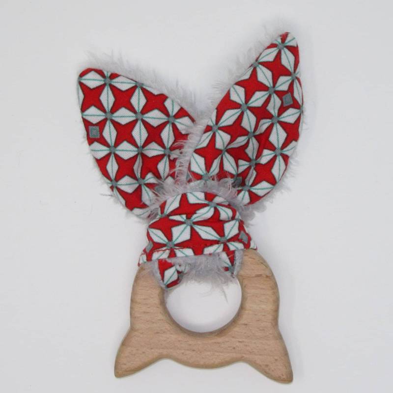 Beißring Kleinen Pfanne Rot Helium von Etsy - LelyeCreas