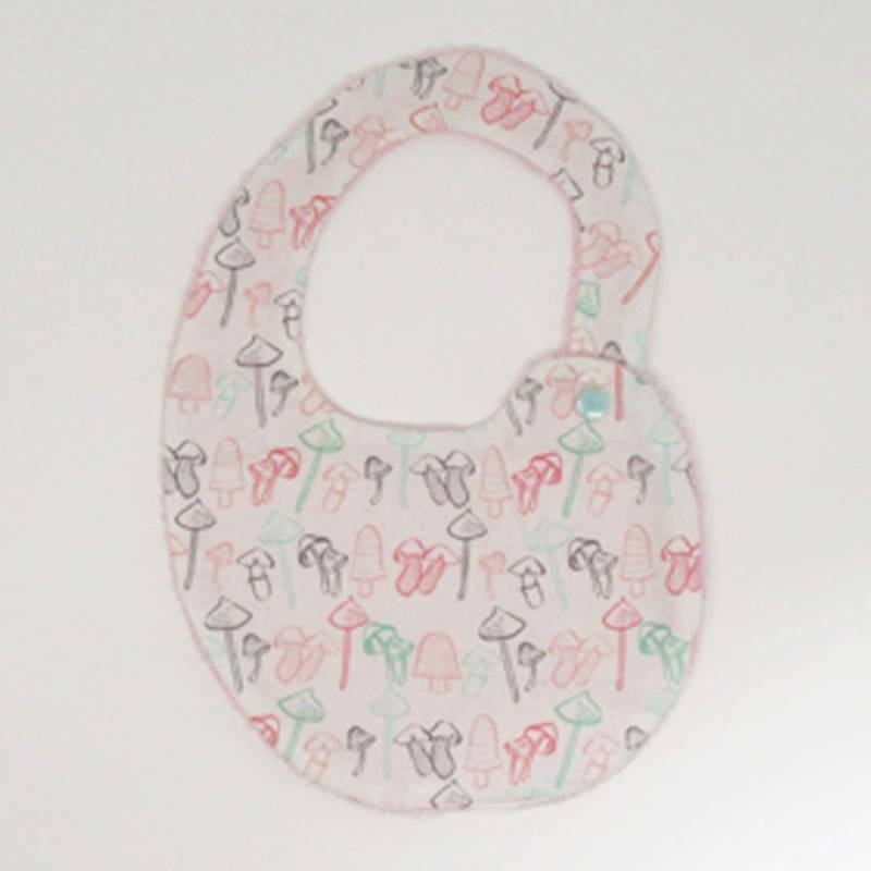 Lätzchen Baby Rosa Champignons von Etsy - LelyeCreas