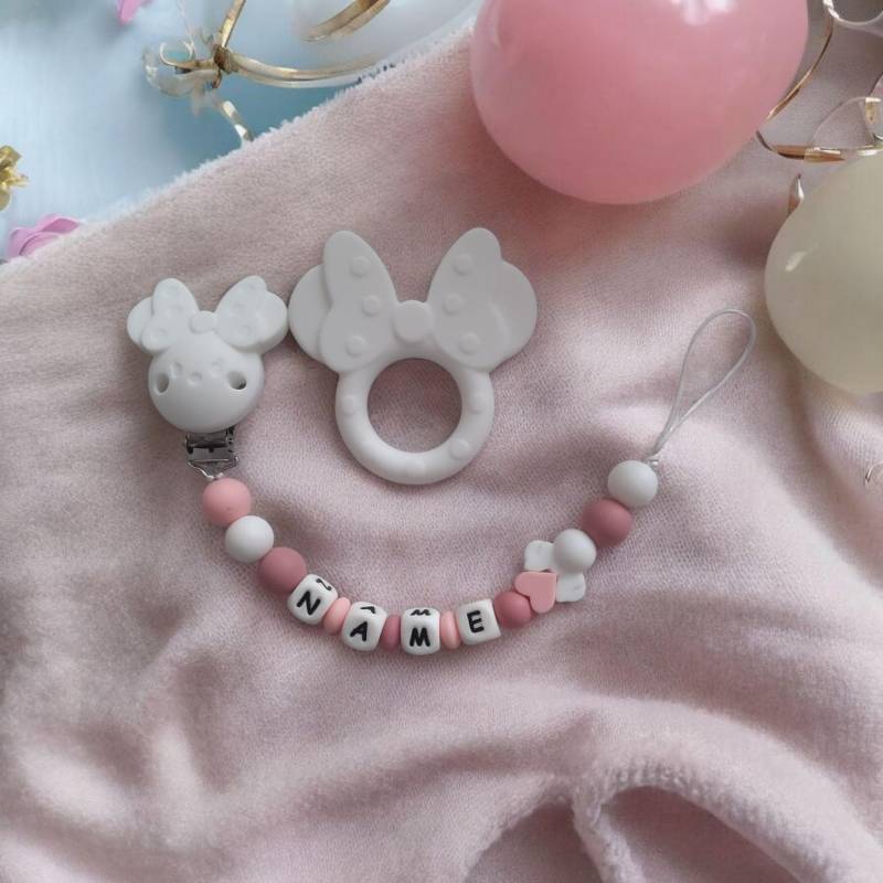 Schnullerkette Personalisiert Mit Beissring Schnullerkette Personalisiert Mit Beissring von Etsy - LemeravigliedimariCo