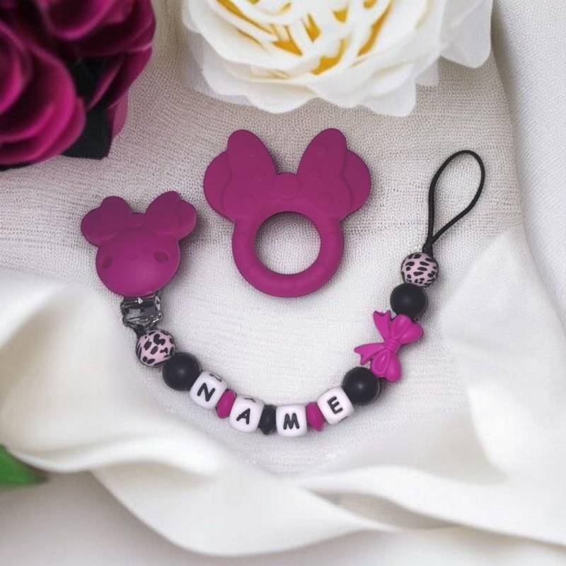 Schnullerkette Personalisiert Mit Beissring von Etsy - LemeravigliedimariCo