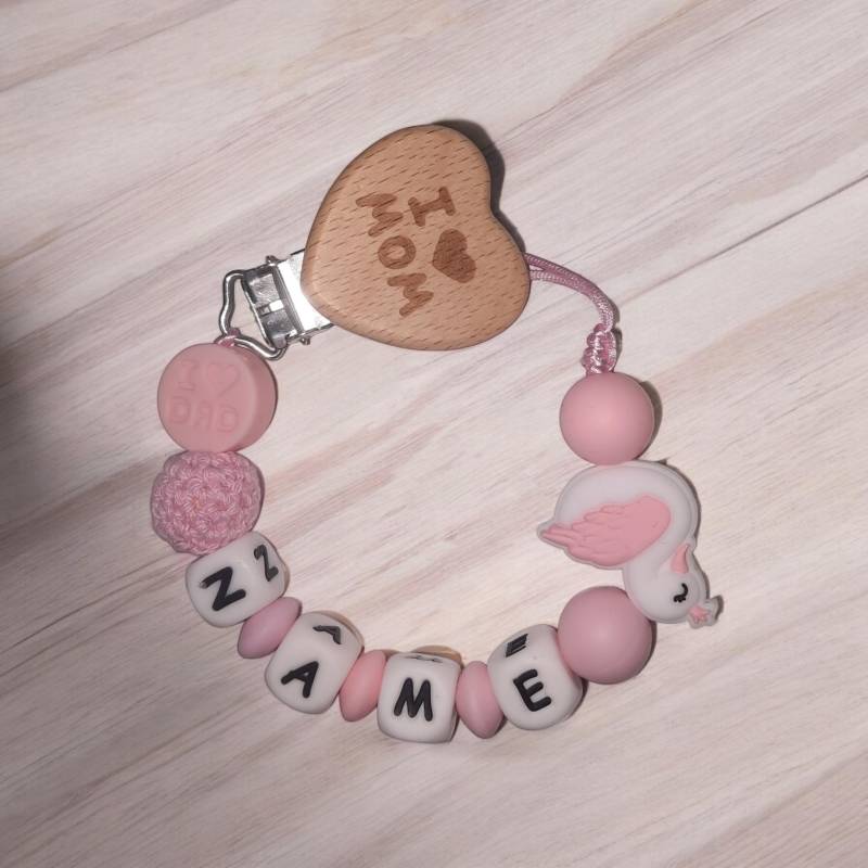 Schnullerkette Personalisiert von Etsy - LemeravigliedimariCo