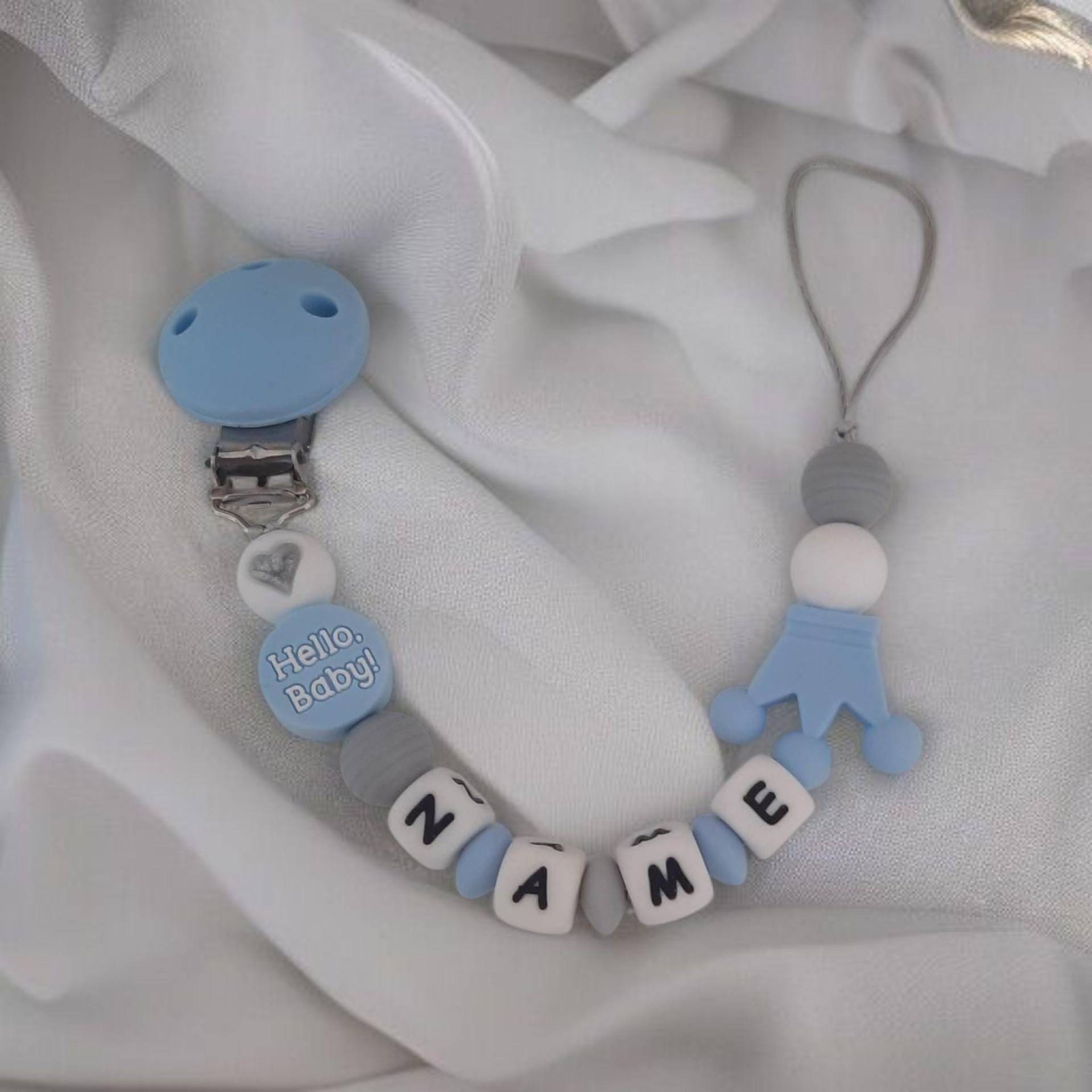 Schnullerkette Personalisiert von Etsy - LemeravigliedimariCo