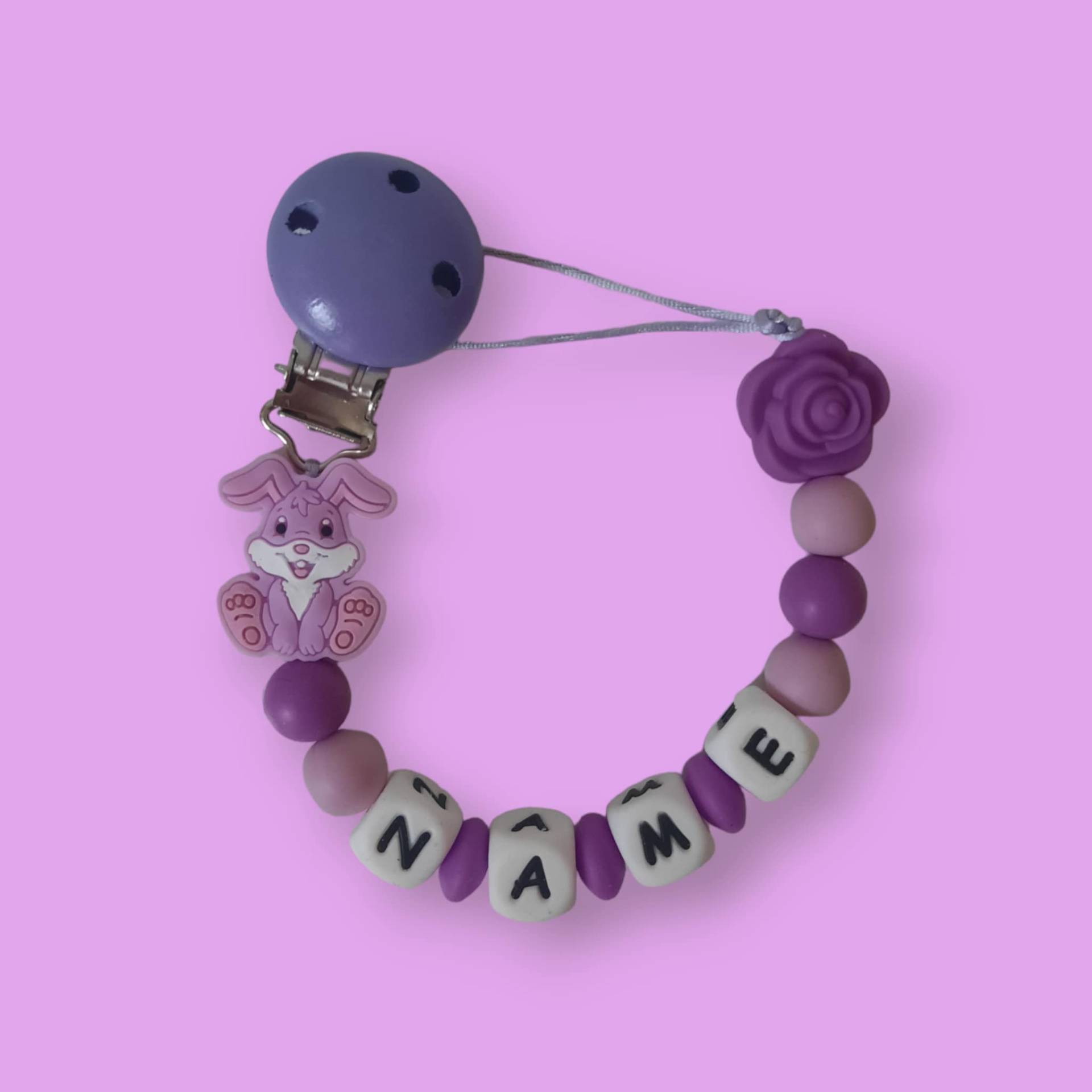 Schnullerkette Personalisiert von Etsy - LemeravigliedimariCo