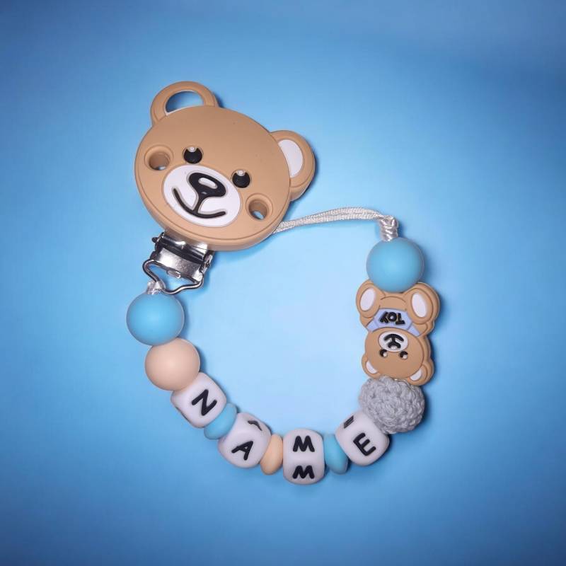 Schnullerkette Personalisiert Schnullerkette Personalisiert von Etsy - LemeravigliedimariCo