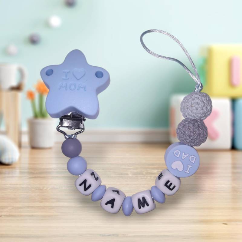 Schnullerkette Personalisiert Schnullerkette Personalisiert von Etsy - LemeravigliedimariCo