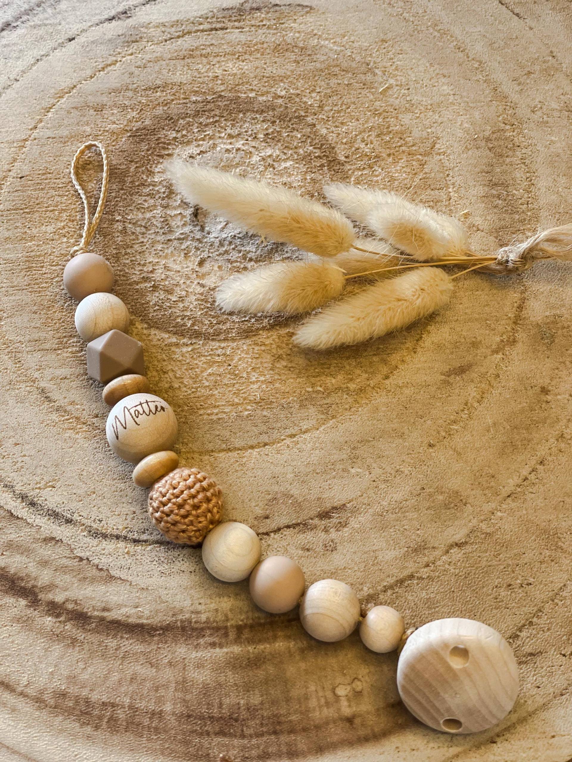 Schnullerkette Baby | Holz & Silikon Schnullerhalter Personalisierbar Schnullerband Freie Farbauswahl Geschenk Zur Geburt von Etsy - LemiLiebe