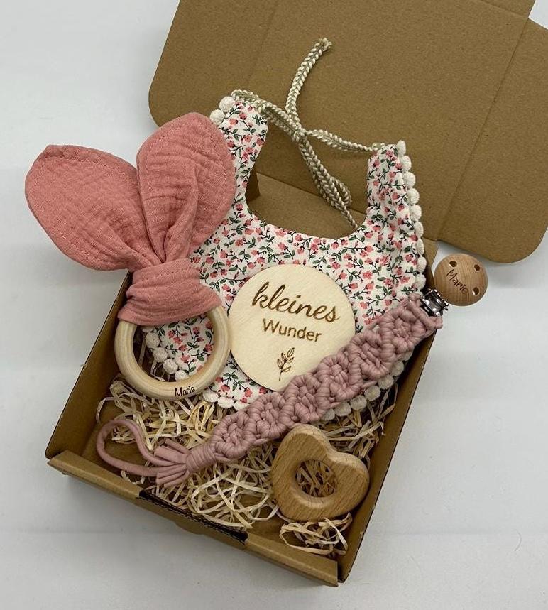 Babyset Mädchen Junge Geschenkset Geschenk Zur Geburt Personalisiertes Babygeschenk von Etsy - LemonandCocoa